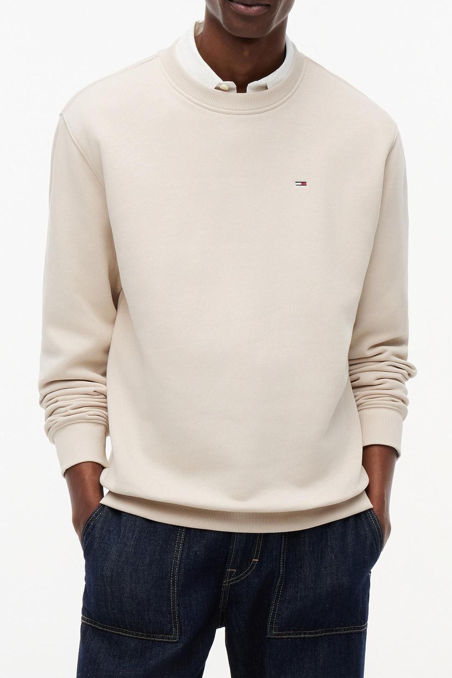 TJM REG S FLAG CREW CLASSIC BEIGE 1