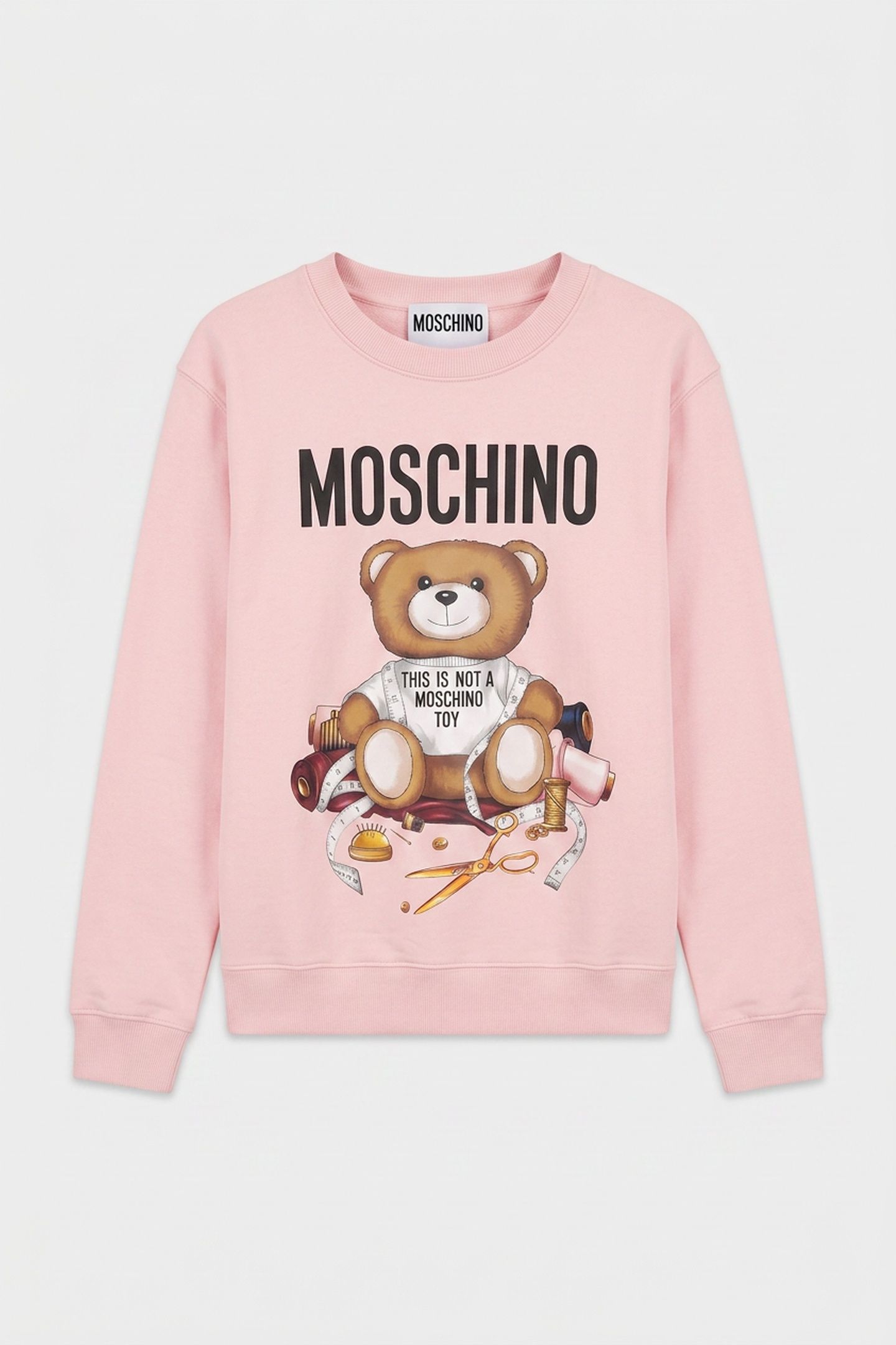 TAILOR TEDDY BEAR ORGANIC COTTON SWEATSHIRT PINK 3