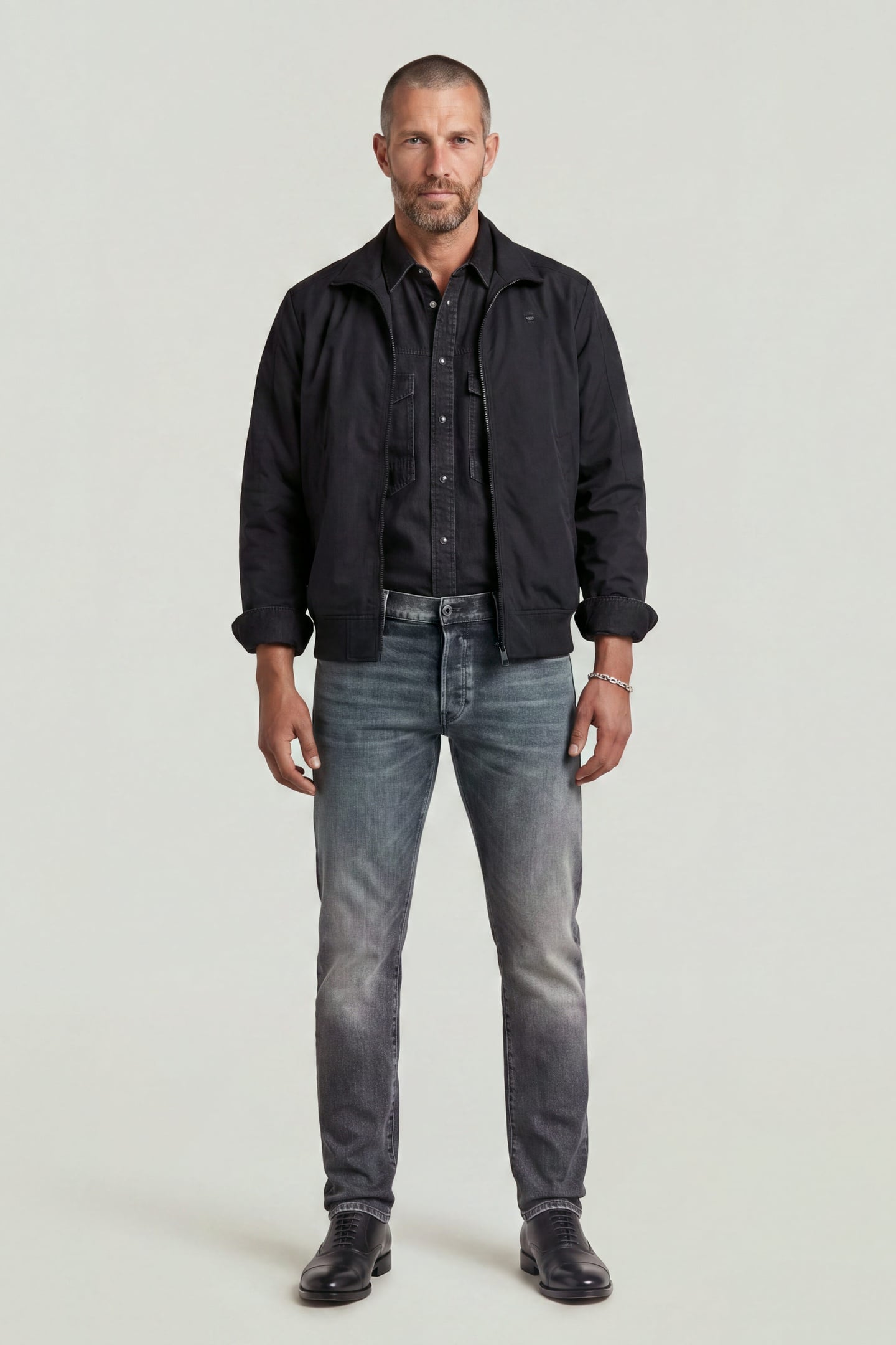 3301 REGULAR TAPERED GREY 3
