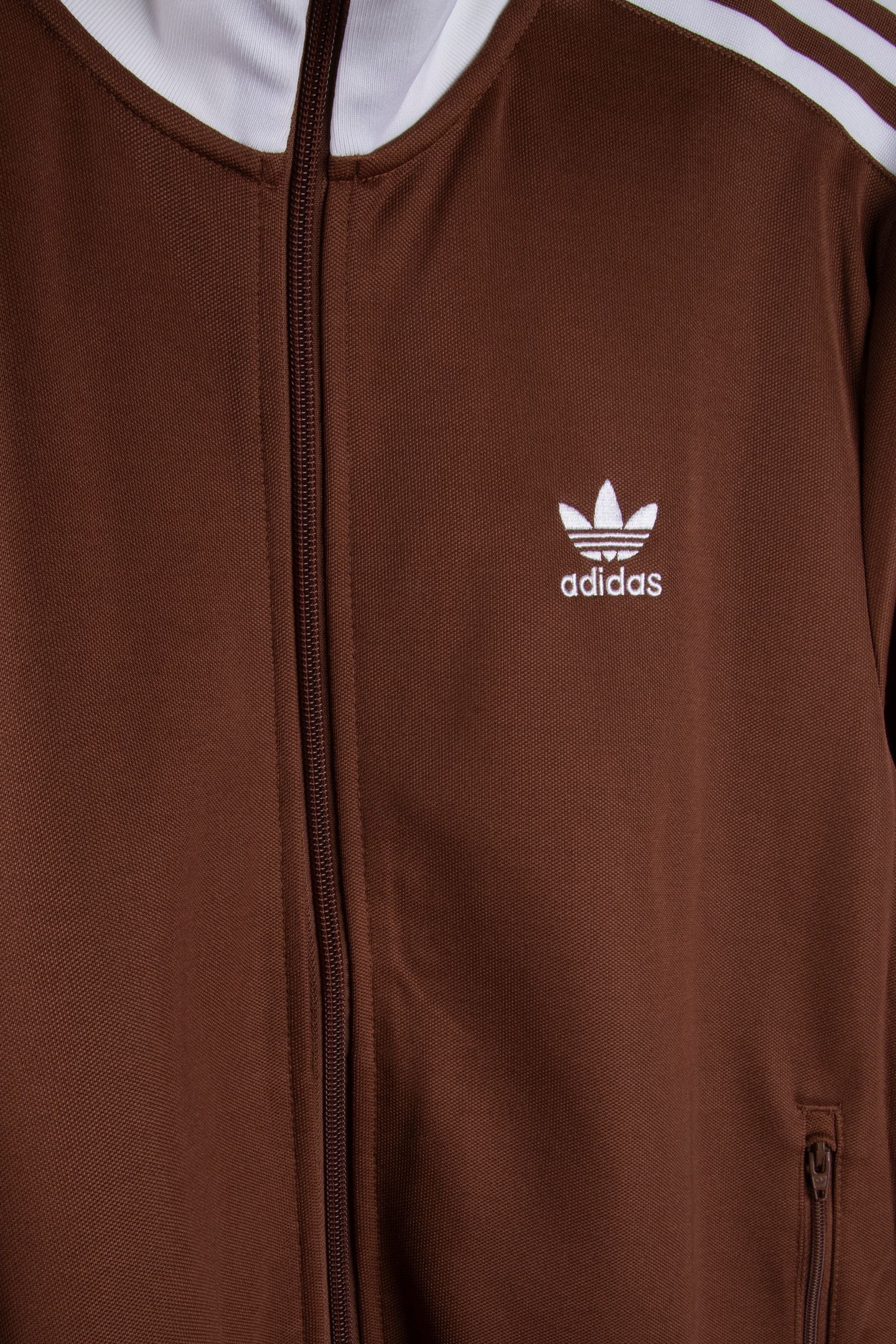 UNISEX CLASSIC TRACK TOP PRELOVED BROWN 7