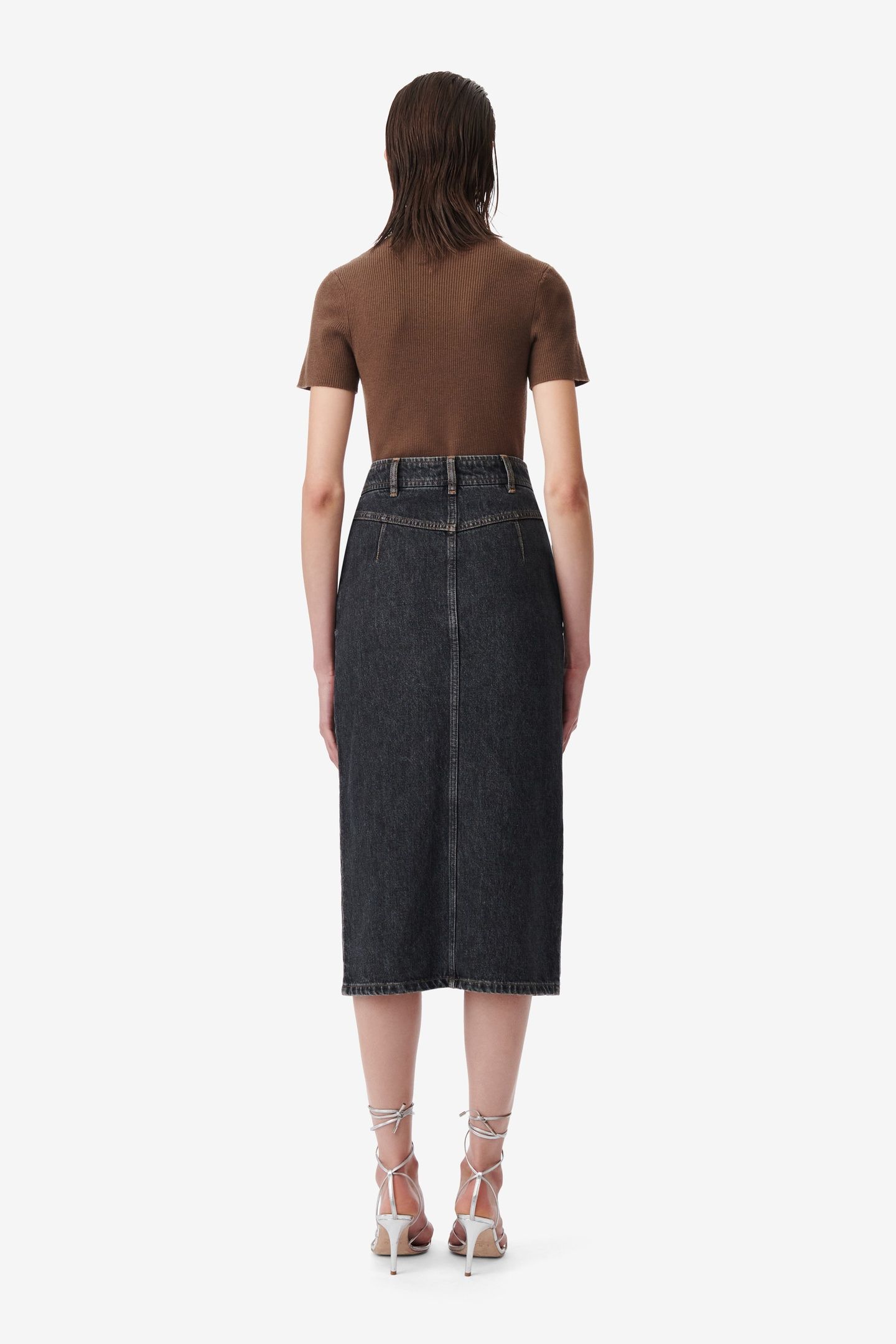 CLARYSSE SKIRT BLACK STONE 2