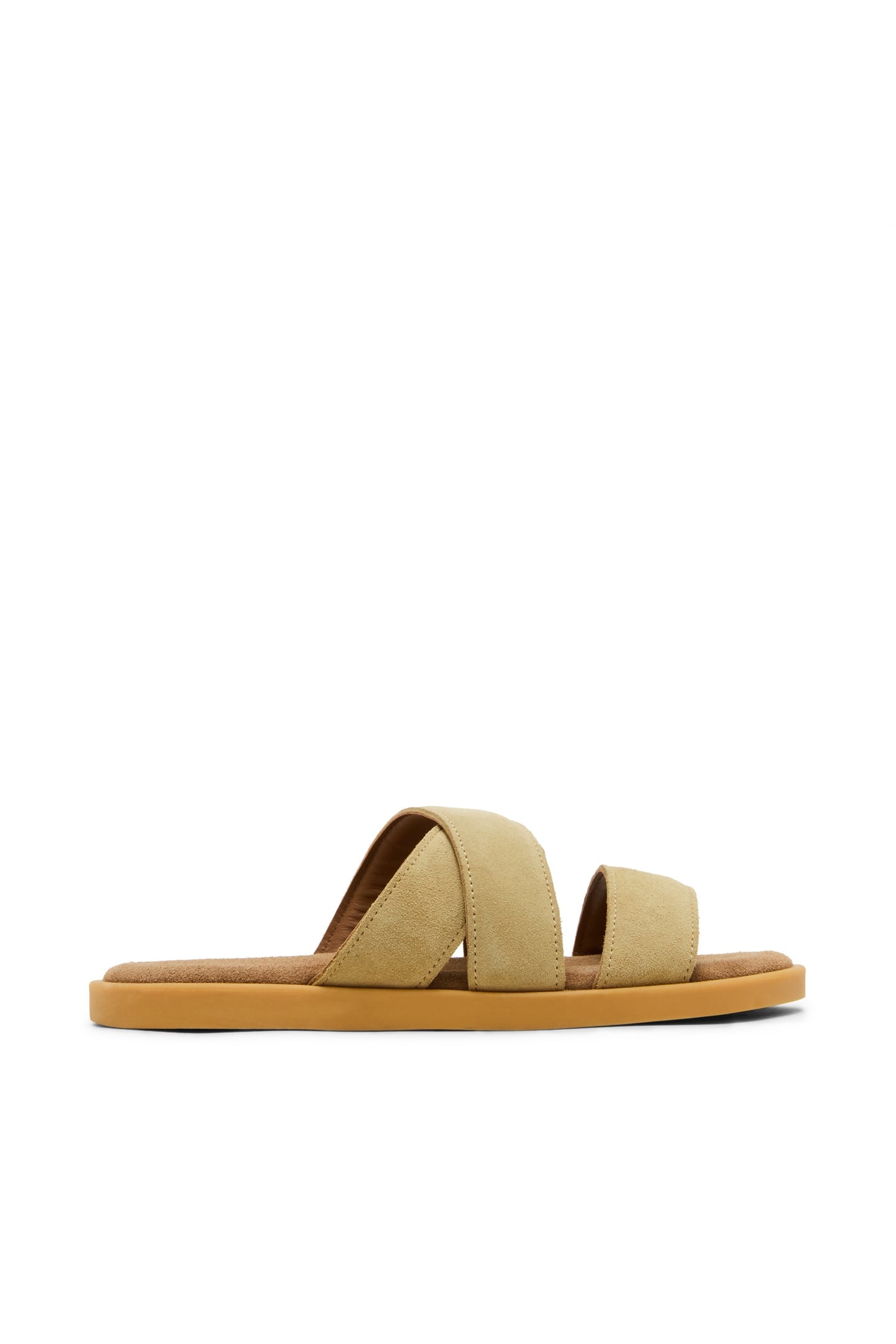 GRABBA SLIDES BEIGE SUEDE 1