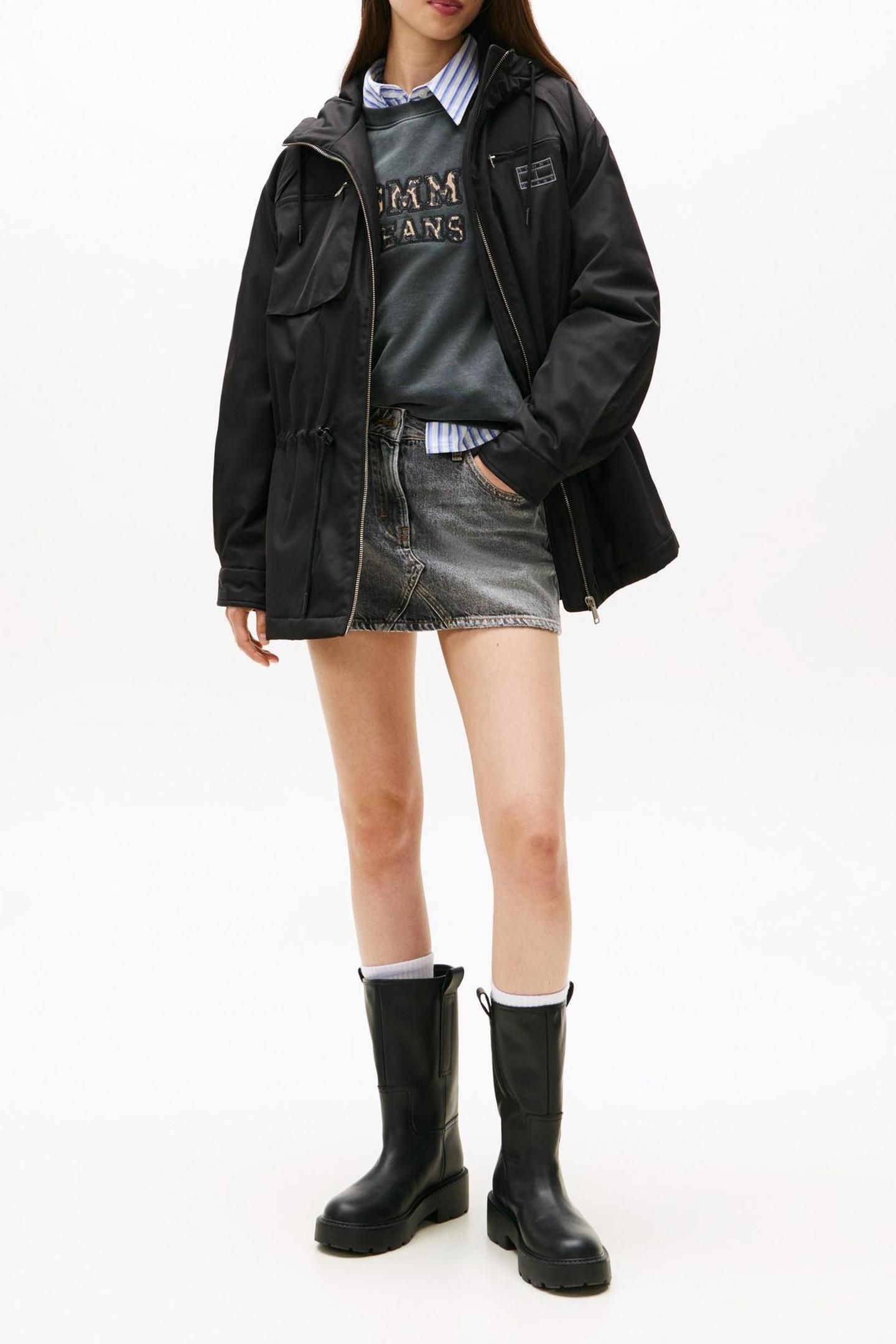 TJW MIDI PARKA BLACK 1