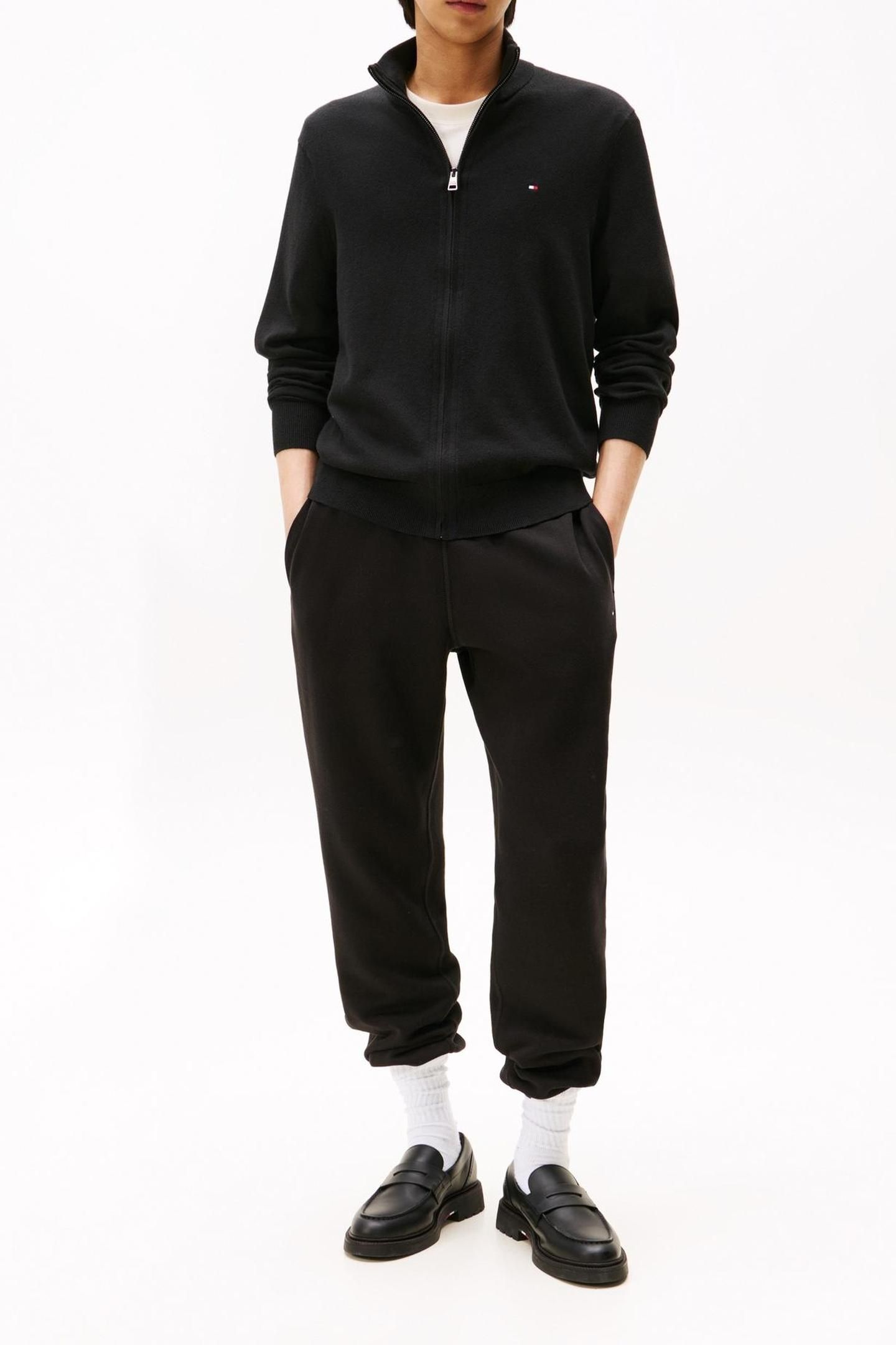 PIMA COTTON CASHMERE SWEATER BLACK 3