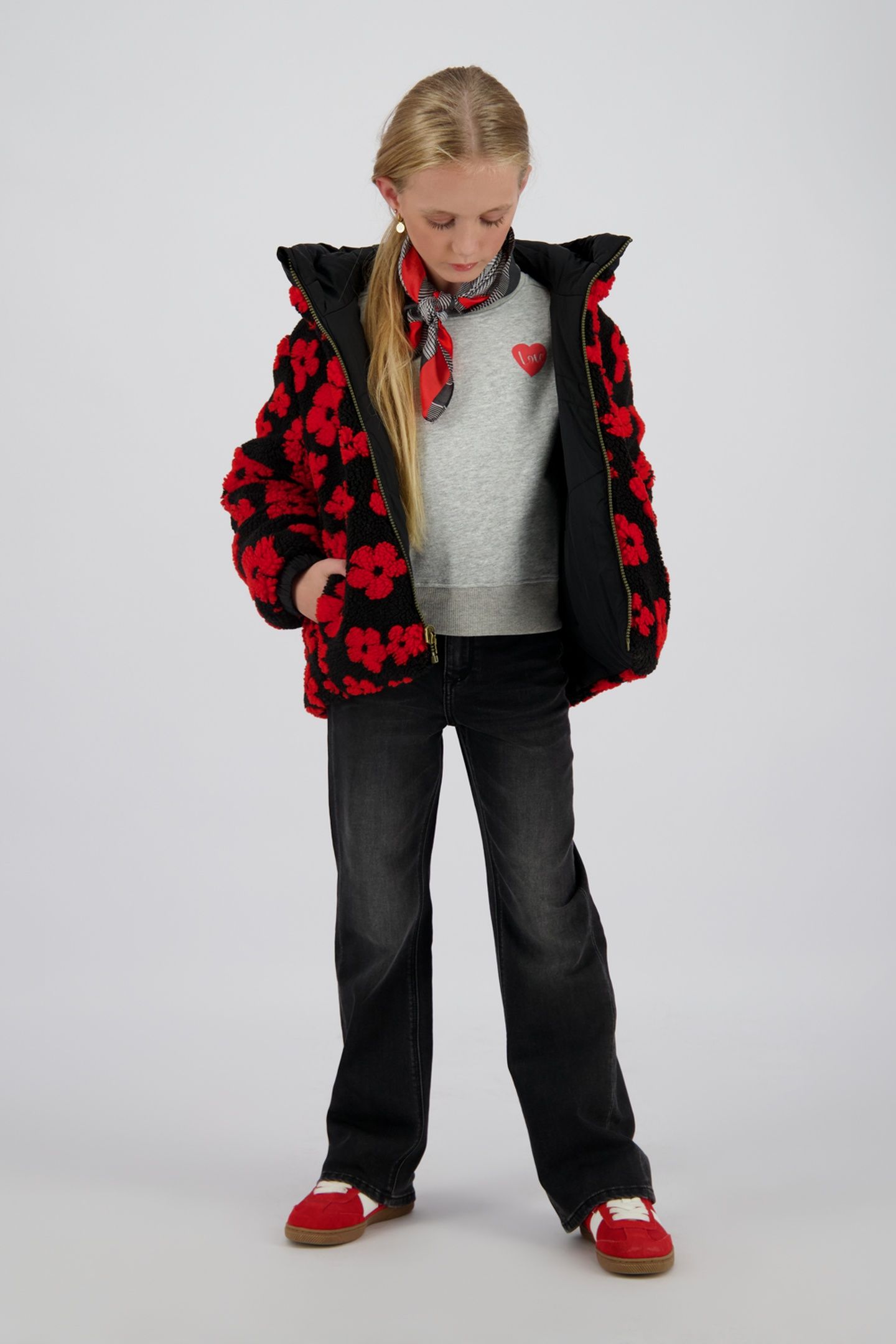 GIRLS TARA JACKET OUTDOOR DEEP BLACK 1