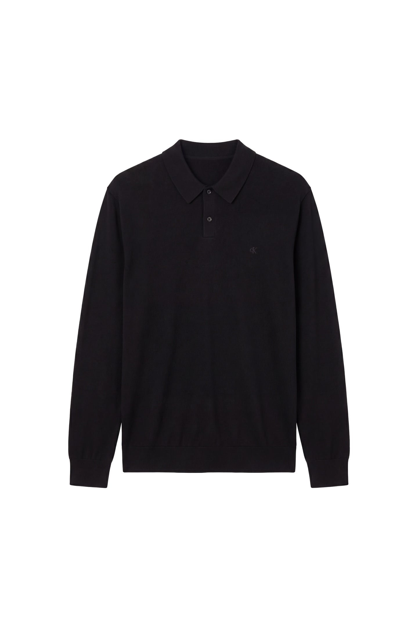LS 100% MERINO POLO BLACK 4