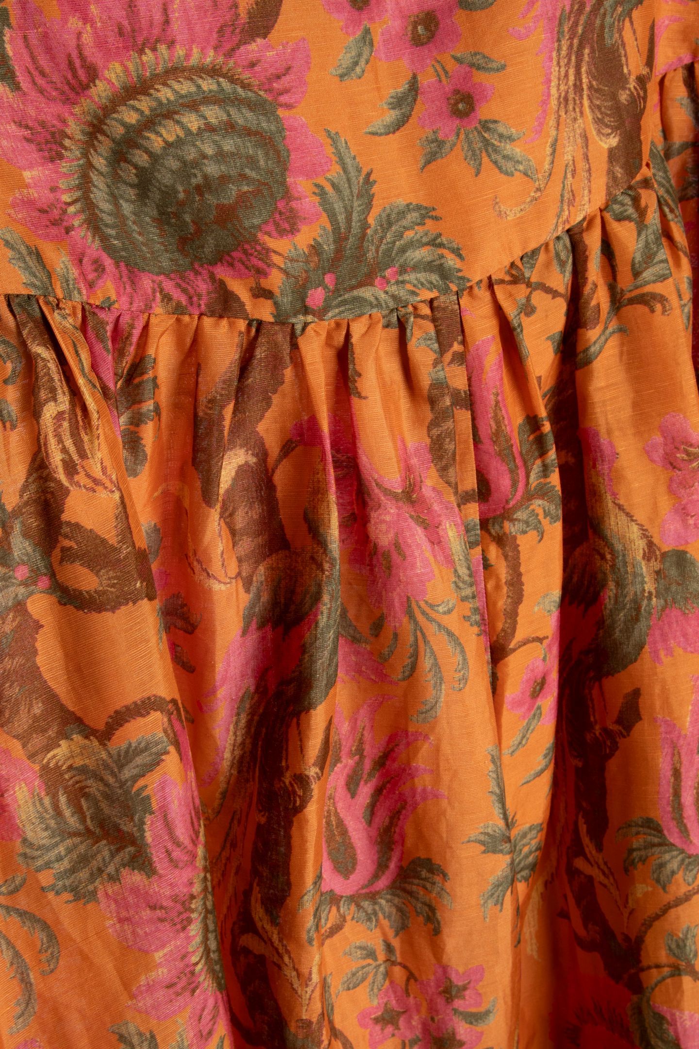 LA AUDRINA TREASURE SKIRT ORANGE 4