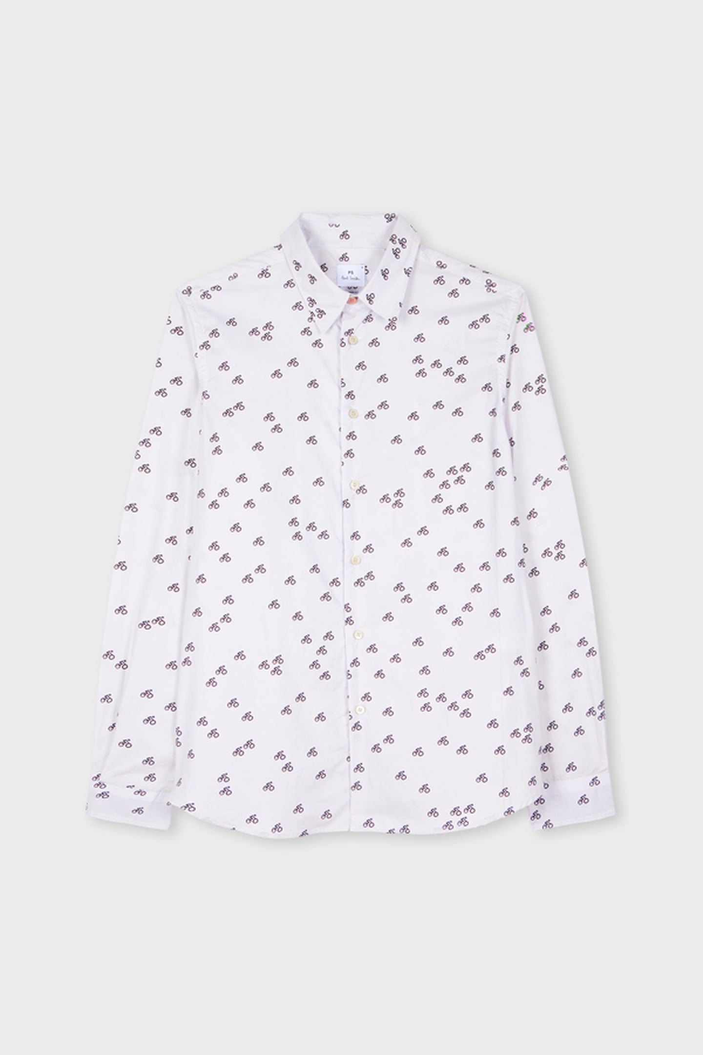 MENS LS TAILORED FIT SHIRT WHITE 5