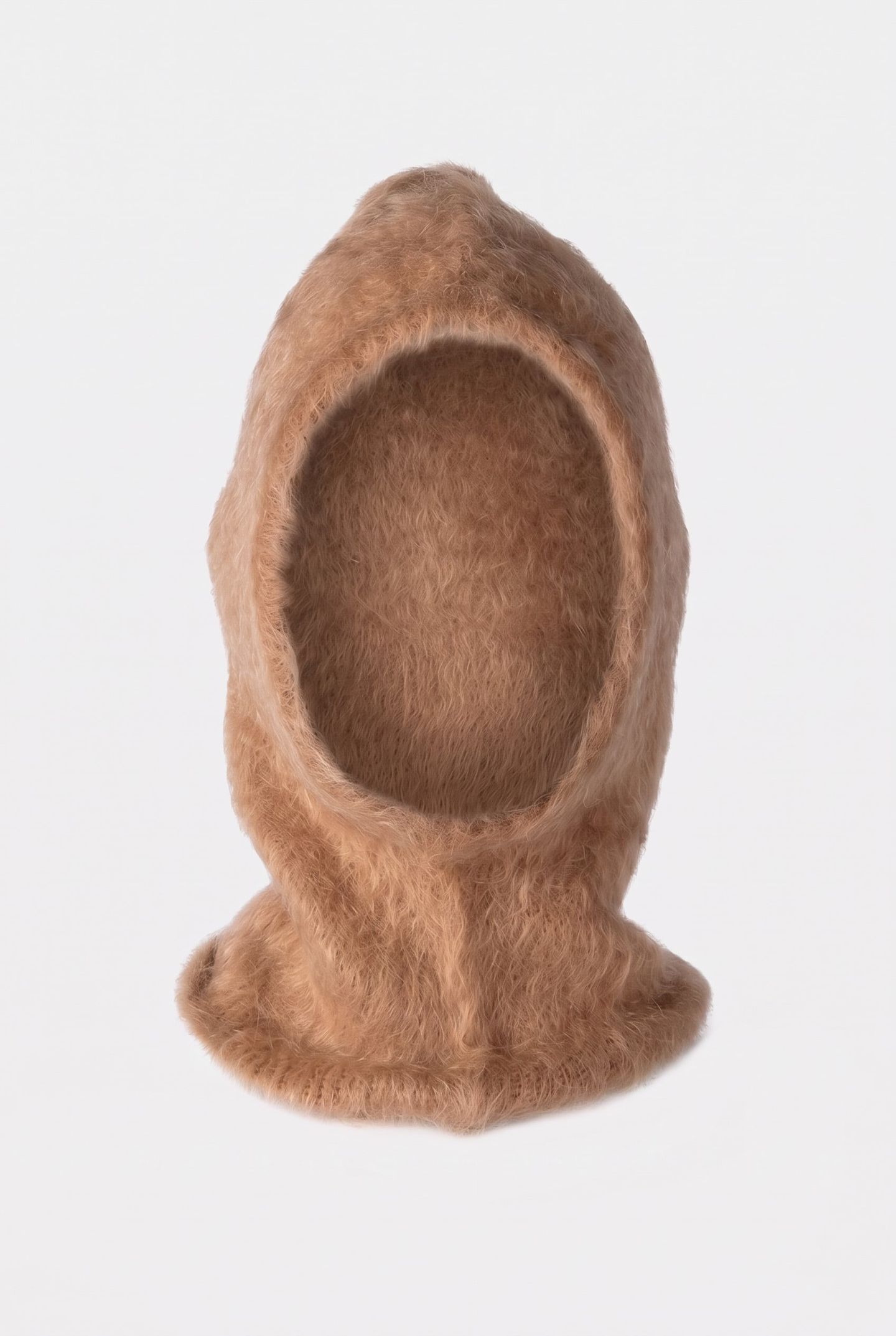 ANI HAIRY HOOD BEIGE 3