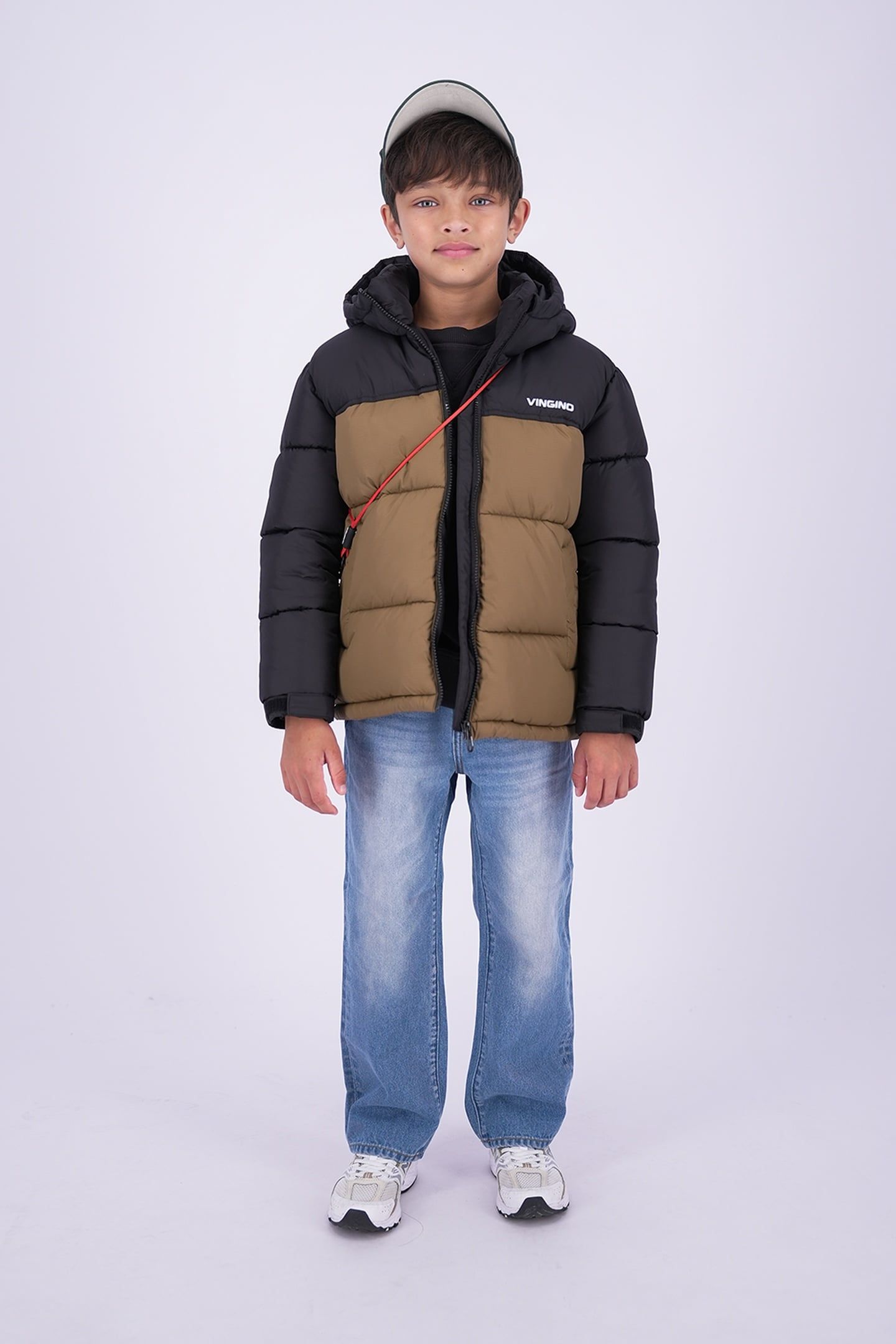 BOYS THONS JACKET OUTDOOR DIJON BROWN 1