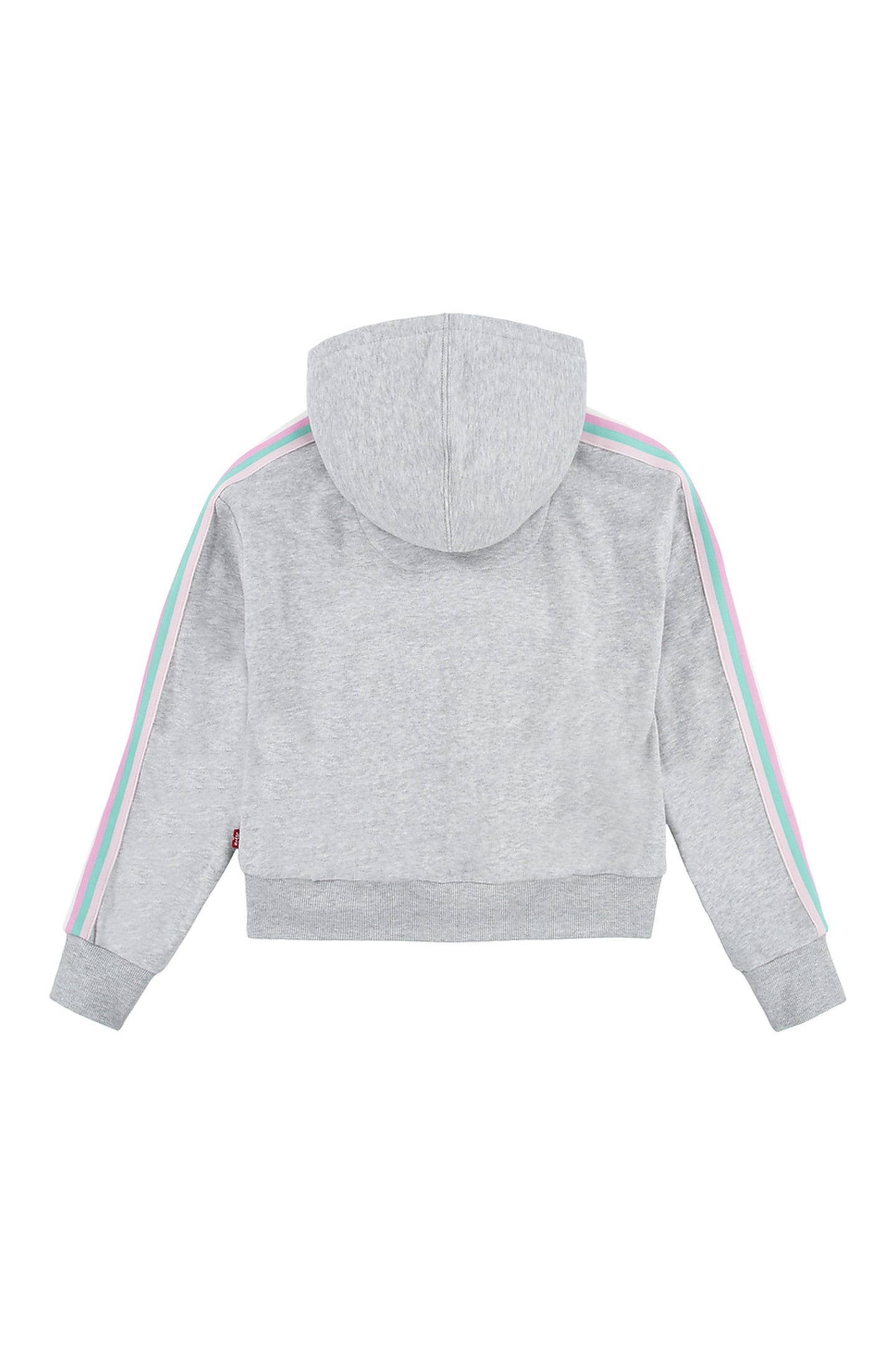 GIRLS PULLOVER HOODIE GRAY HEATHER 2