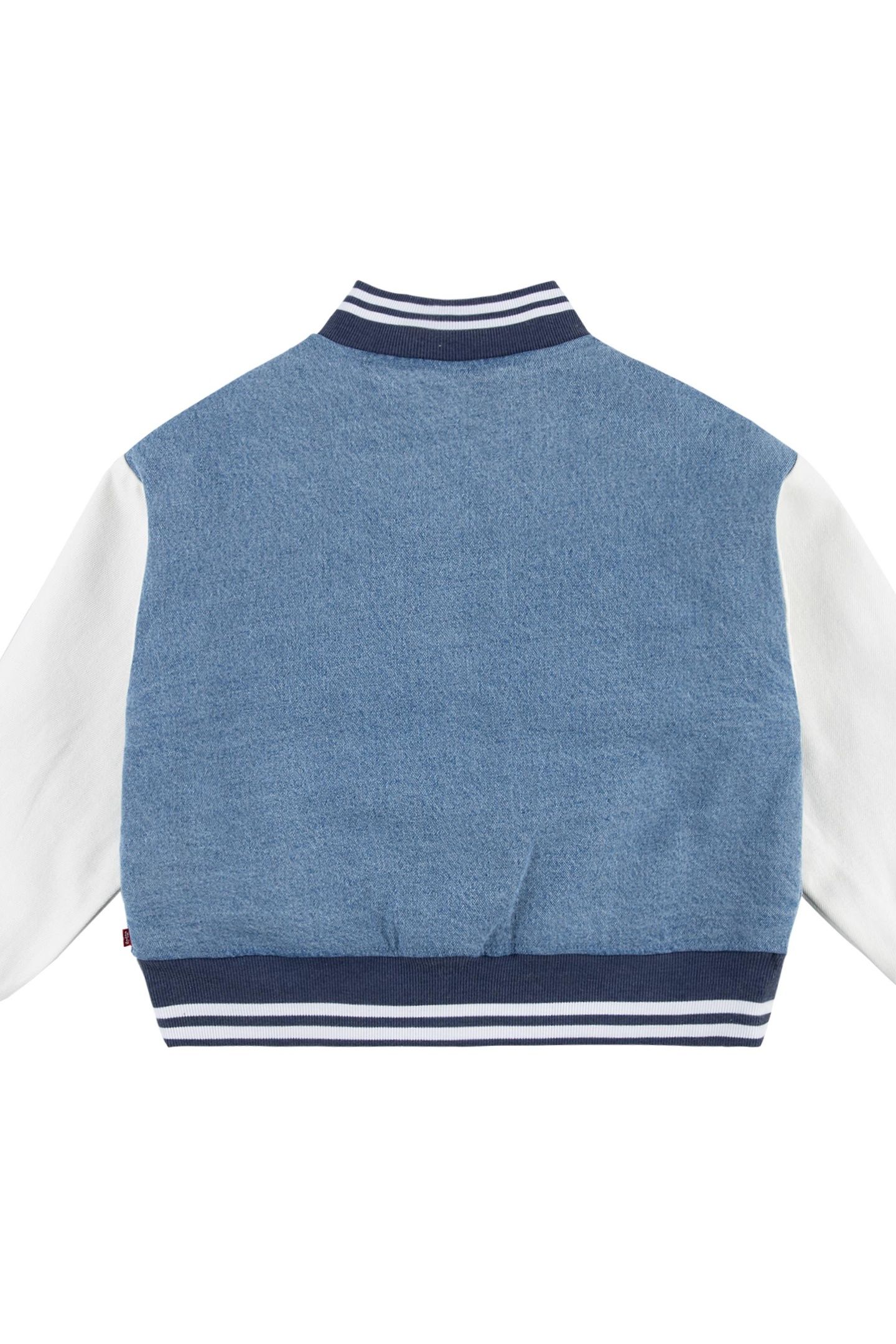 GIRLS DENIM BOMBER JACKET VIBECHECK 2