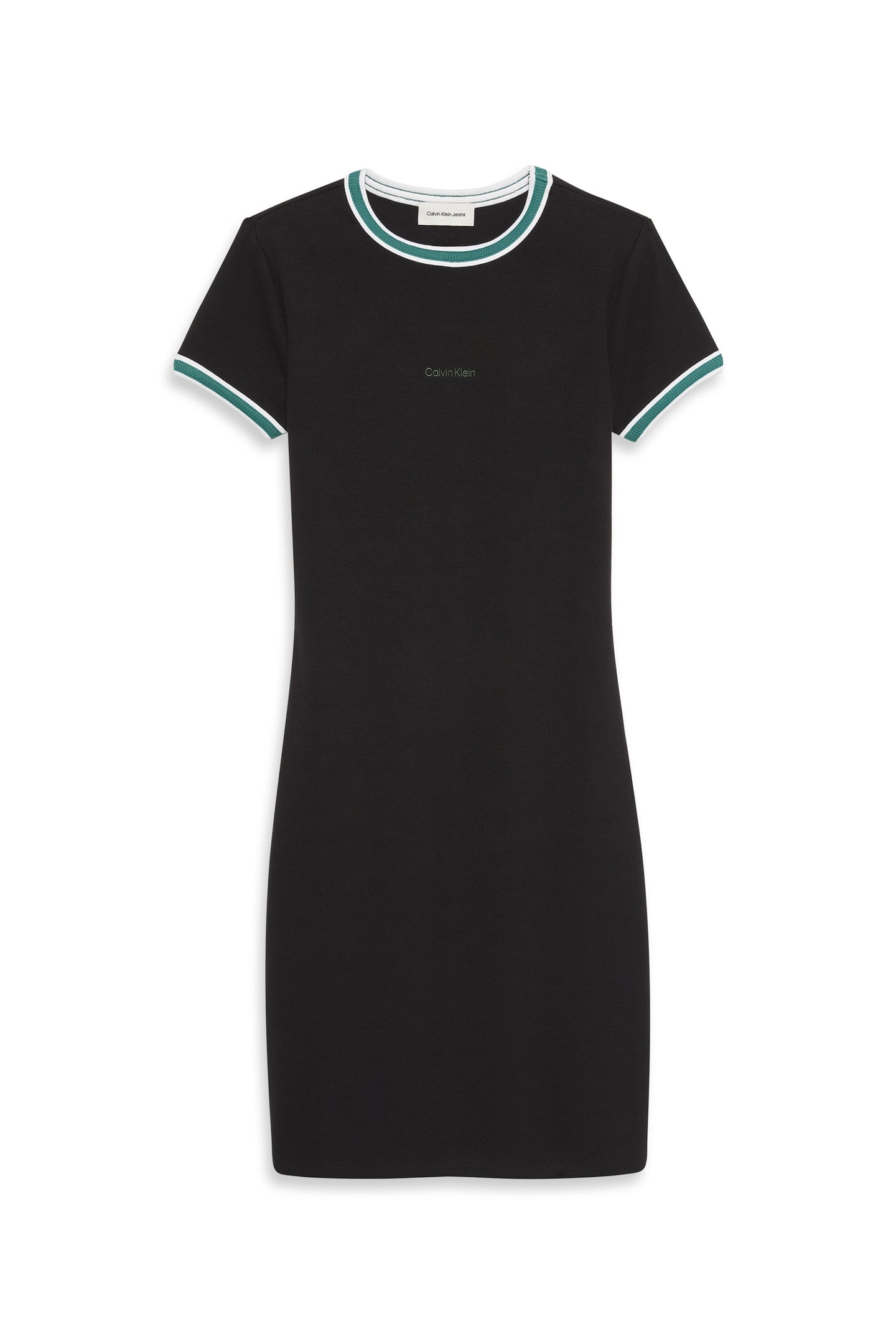 SS COLOR BLOCK COTTON DRESS BLACK 4