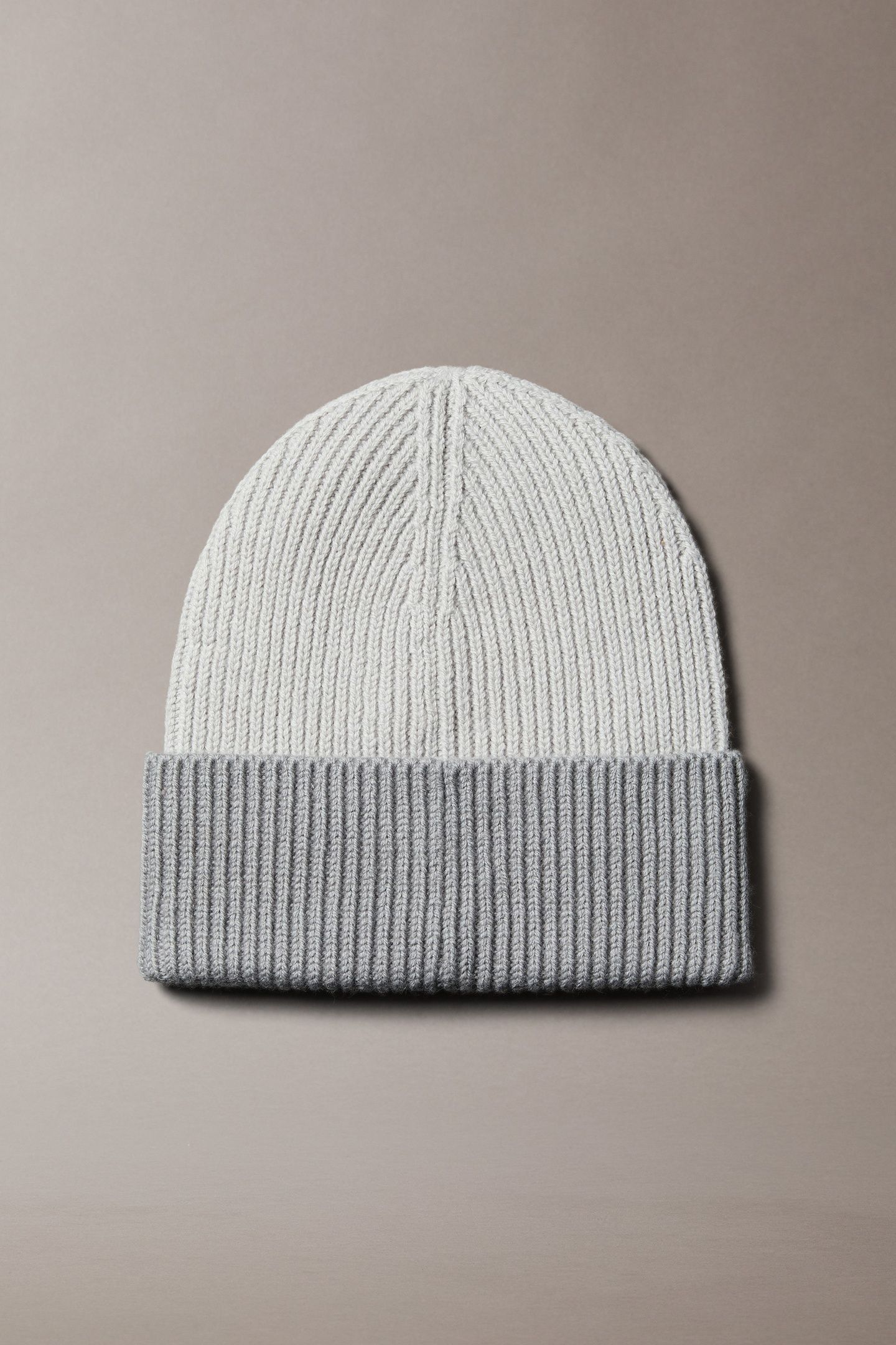 PATCH WOOL CHUNKY RIB QUIET GRAY/CHISELED STONE 2