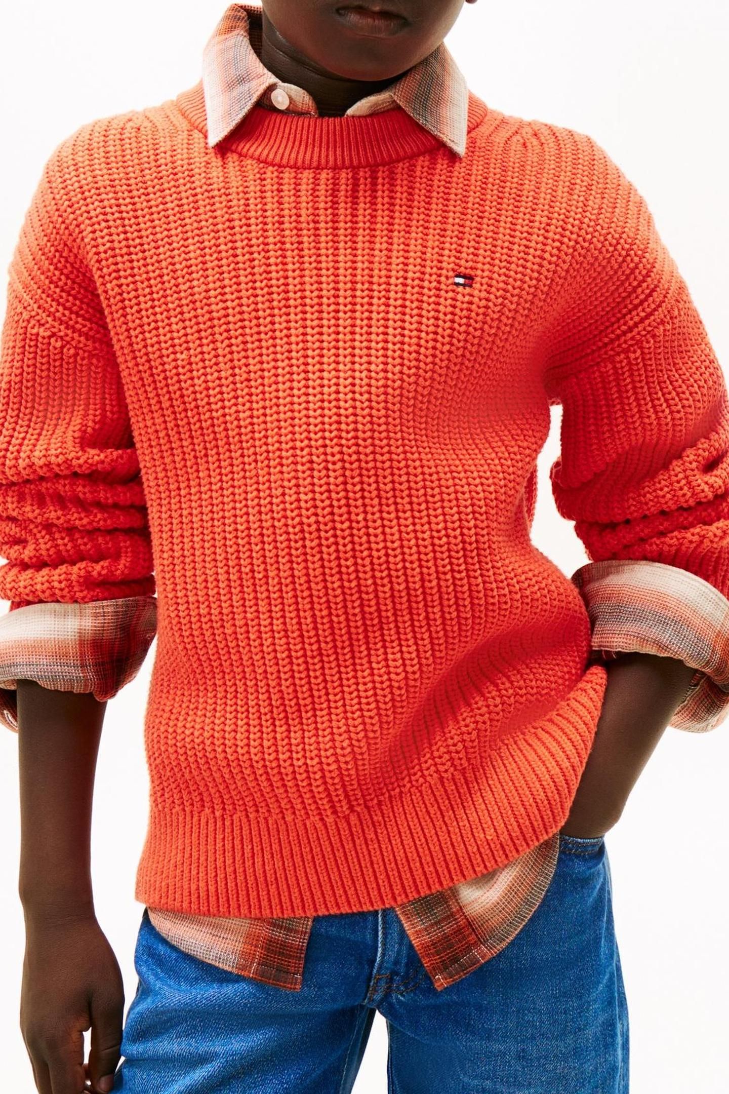 BOYS HALF CARDIGAN C-NECK HORIZON 1