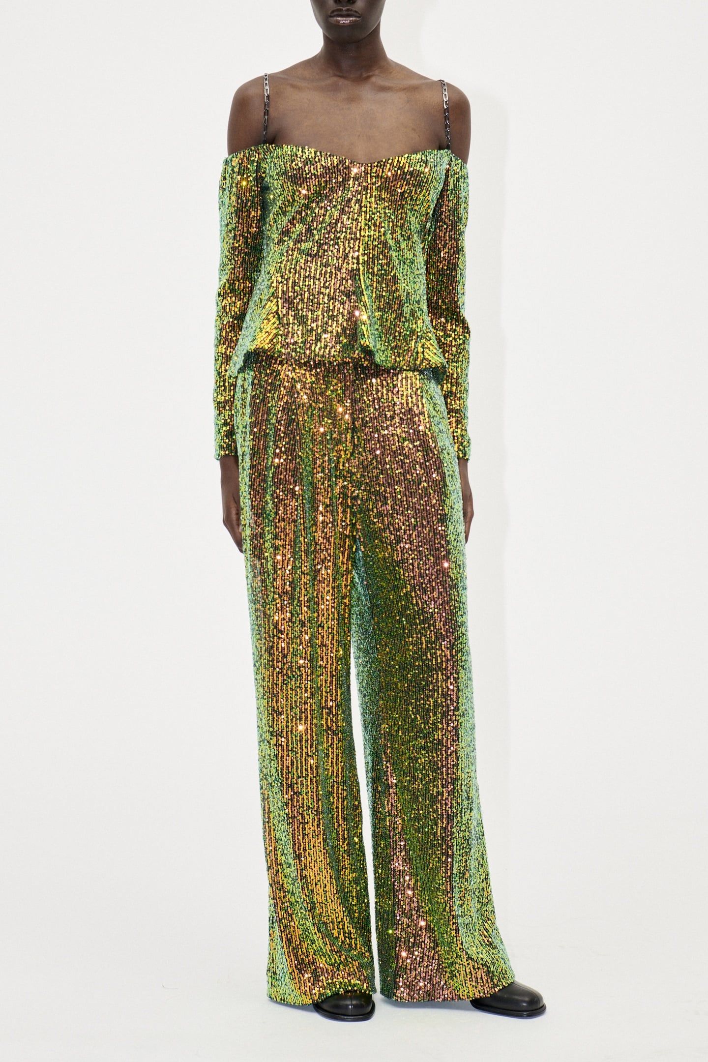 JESABELLE PANTS TAILORED OLIVE GREEN 1
