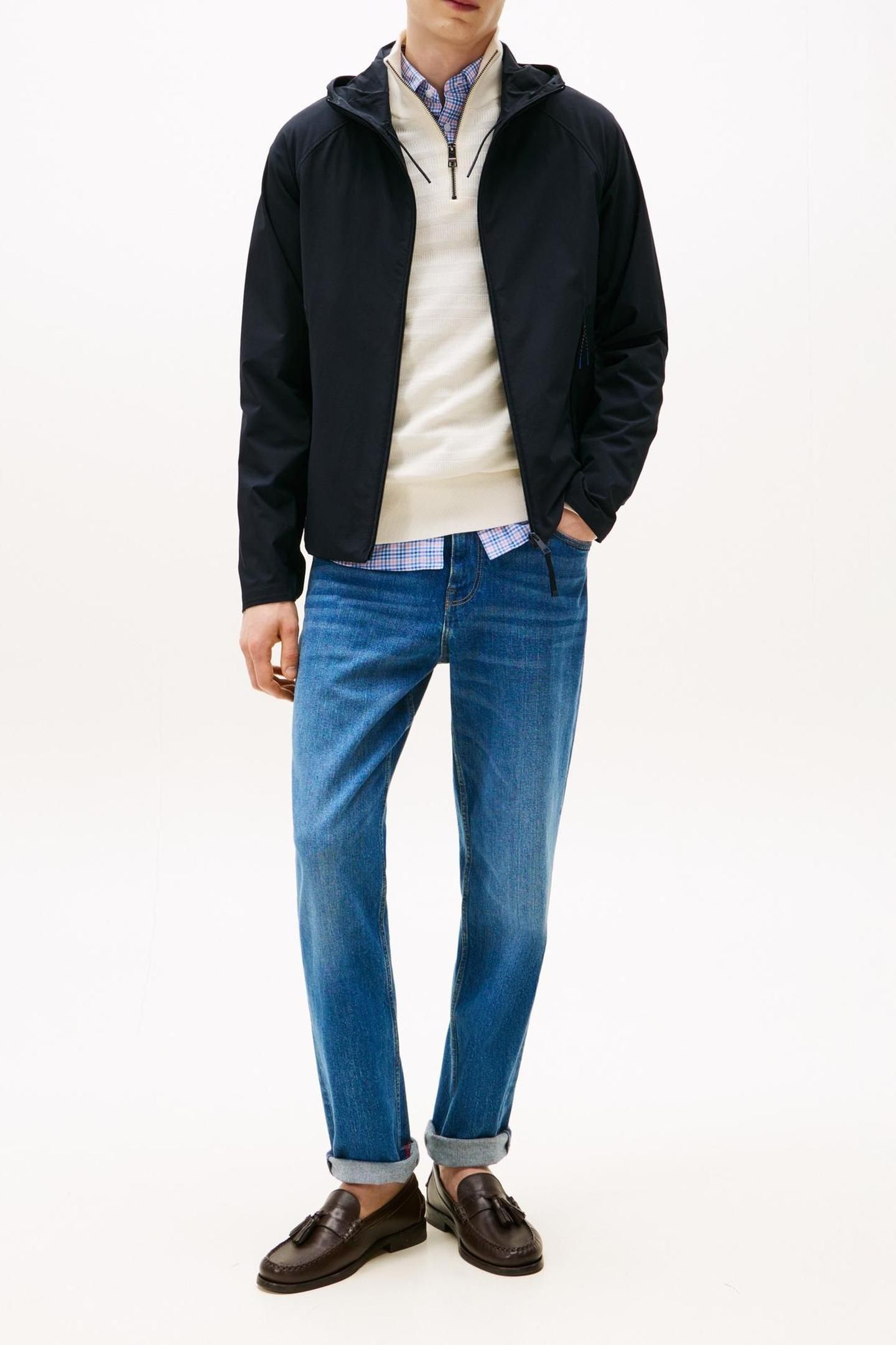 TECH HOODED JACKET DESERT SKY 2