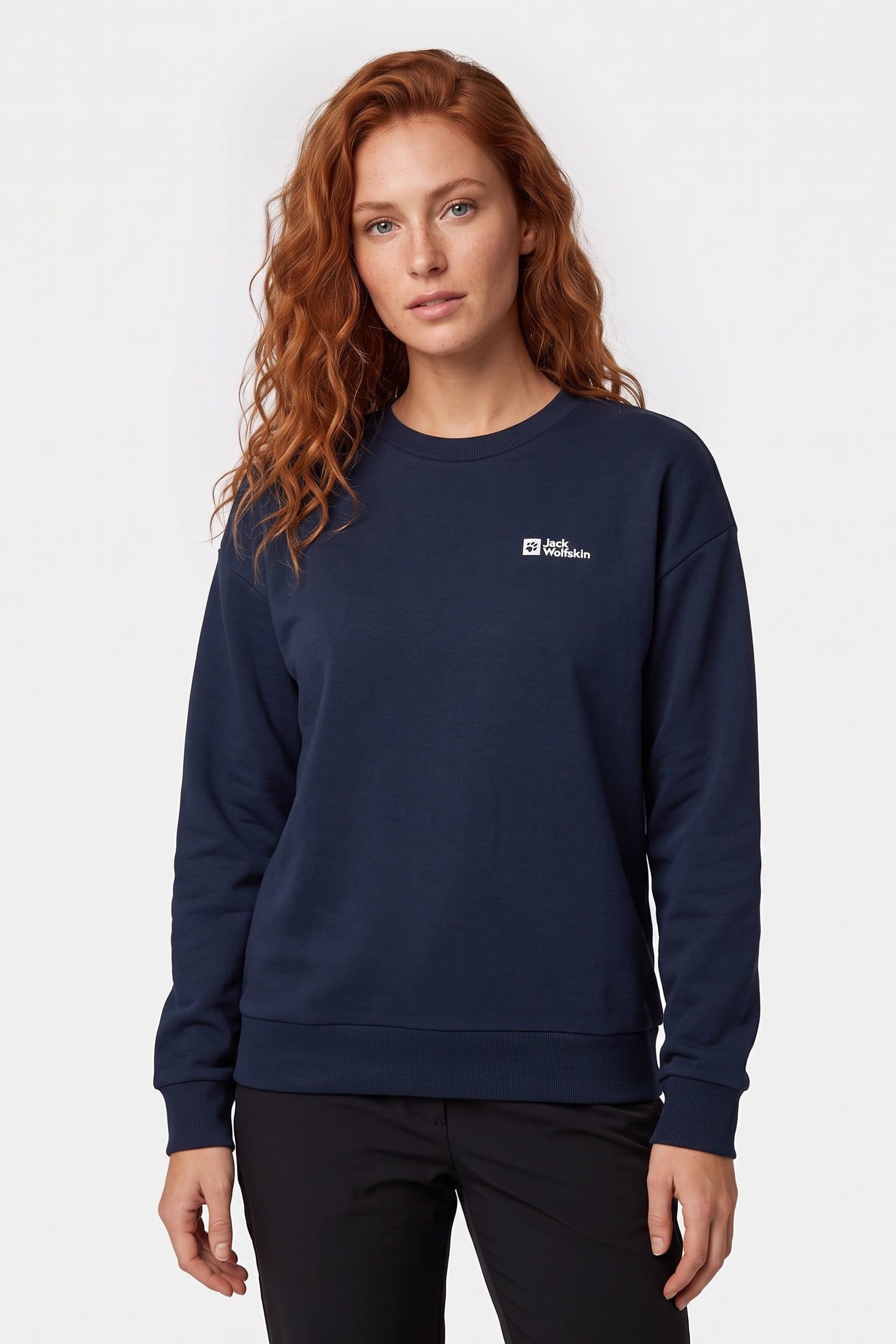 ESSENTIAL CREWNECK NIGHT BLUE 1