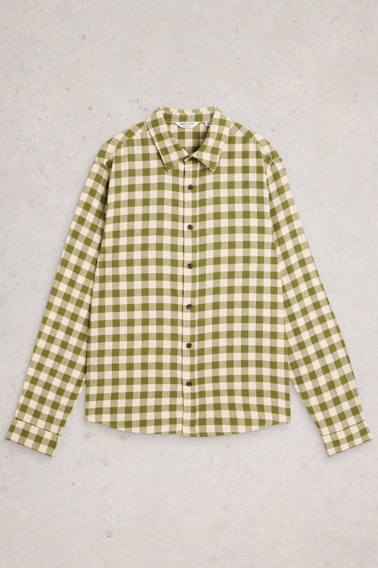 BUFFALO CHECK SHIRT GREEN MULTI 1