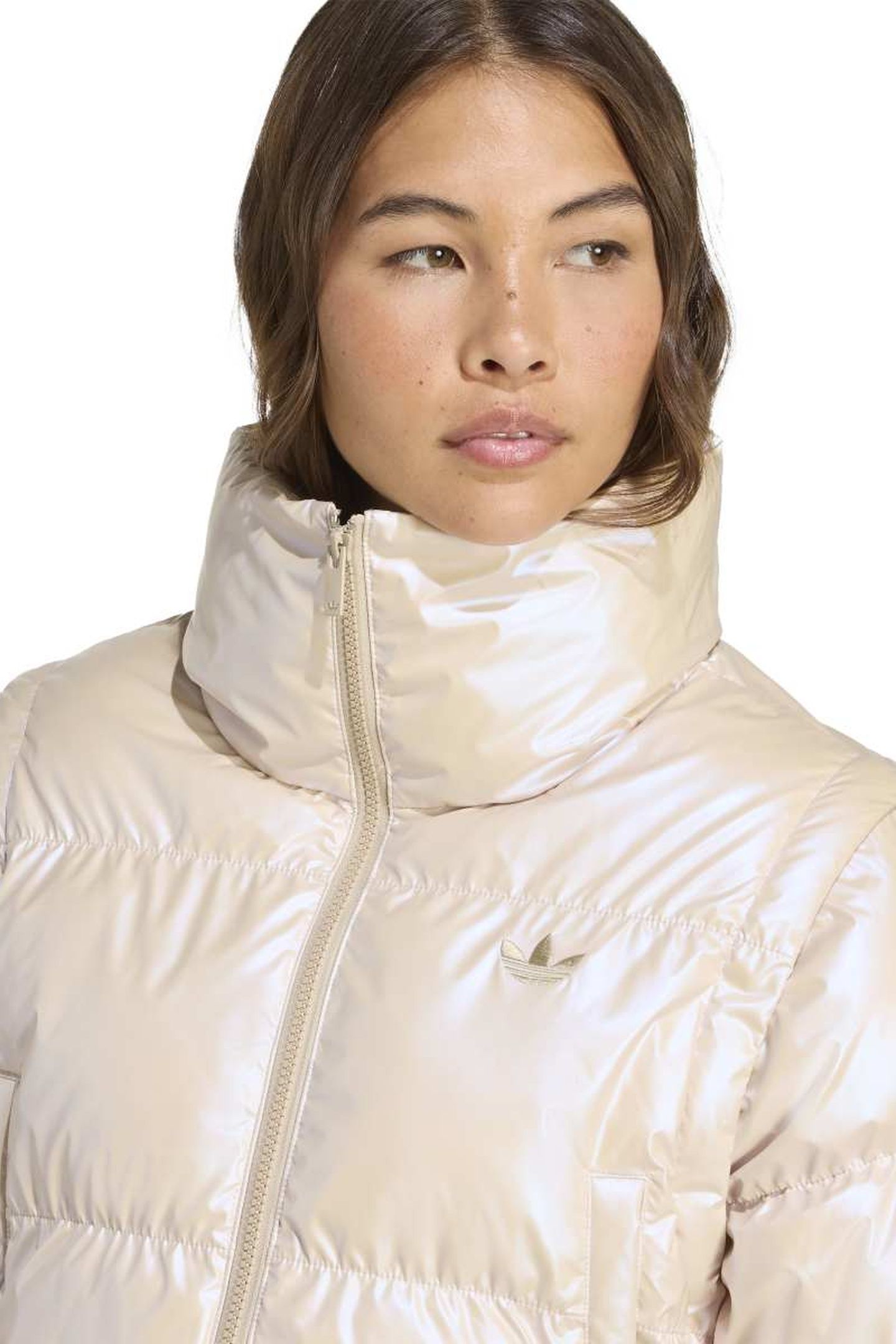 ESSENTIAL GLOSSY PUFFER STONE KHAKI 5