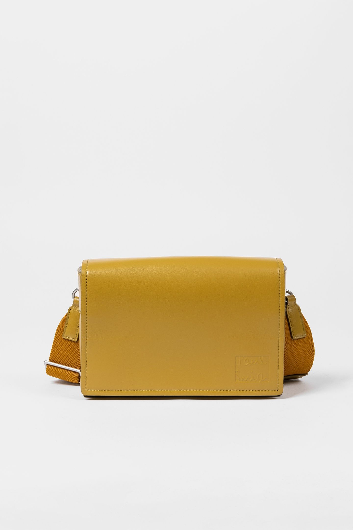 MEN BAG SHOW SML MESSNGR OCHRE YELLOW 3