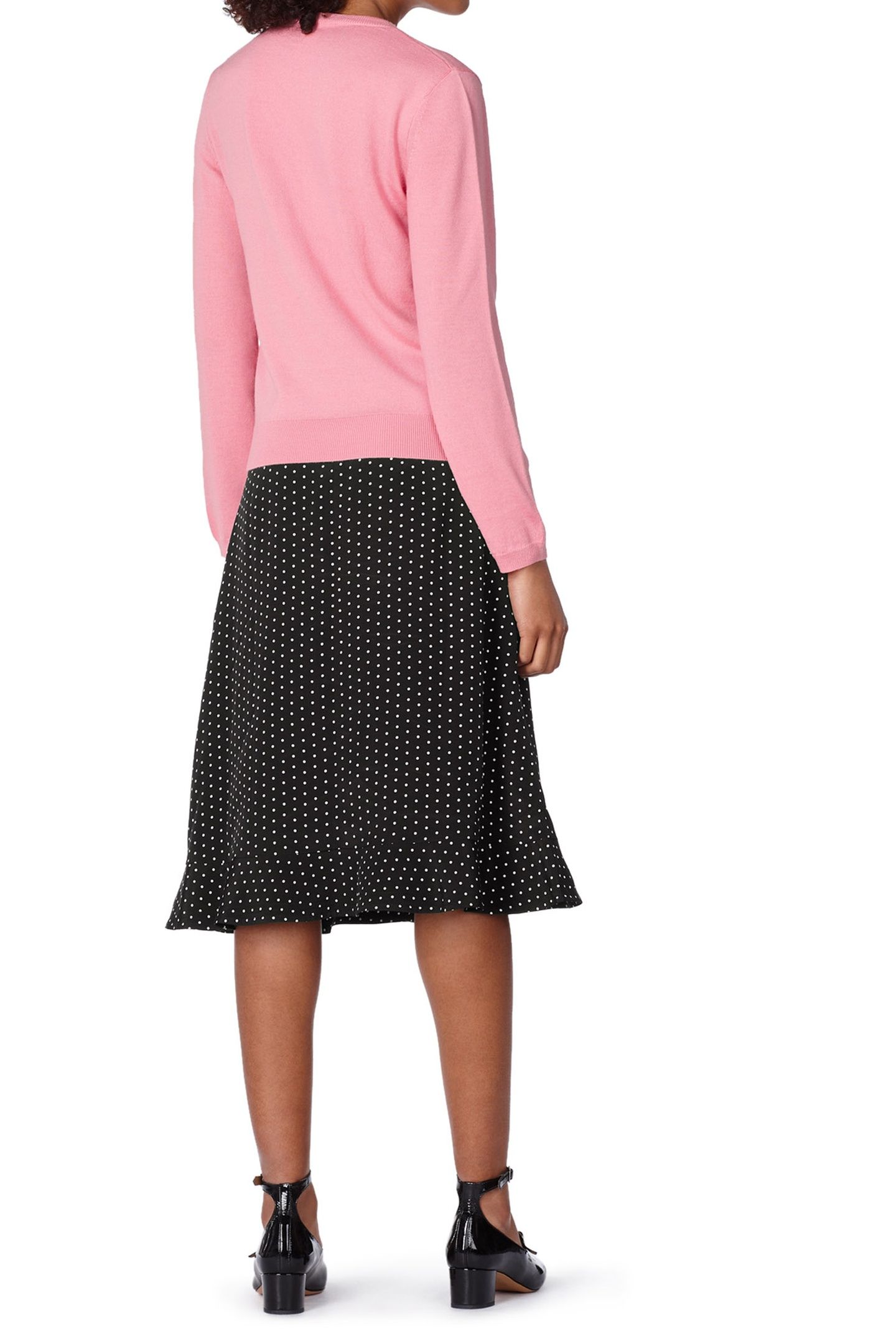 SKIRT ADENA FAUX BLACK 2