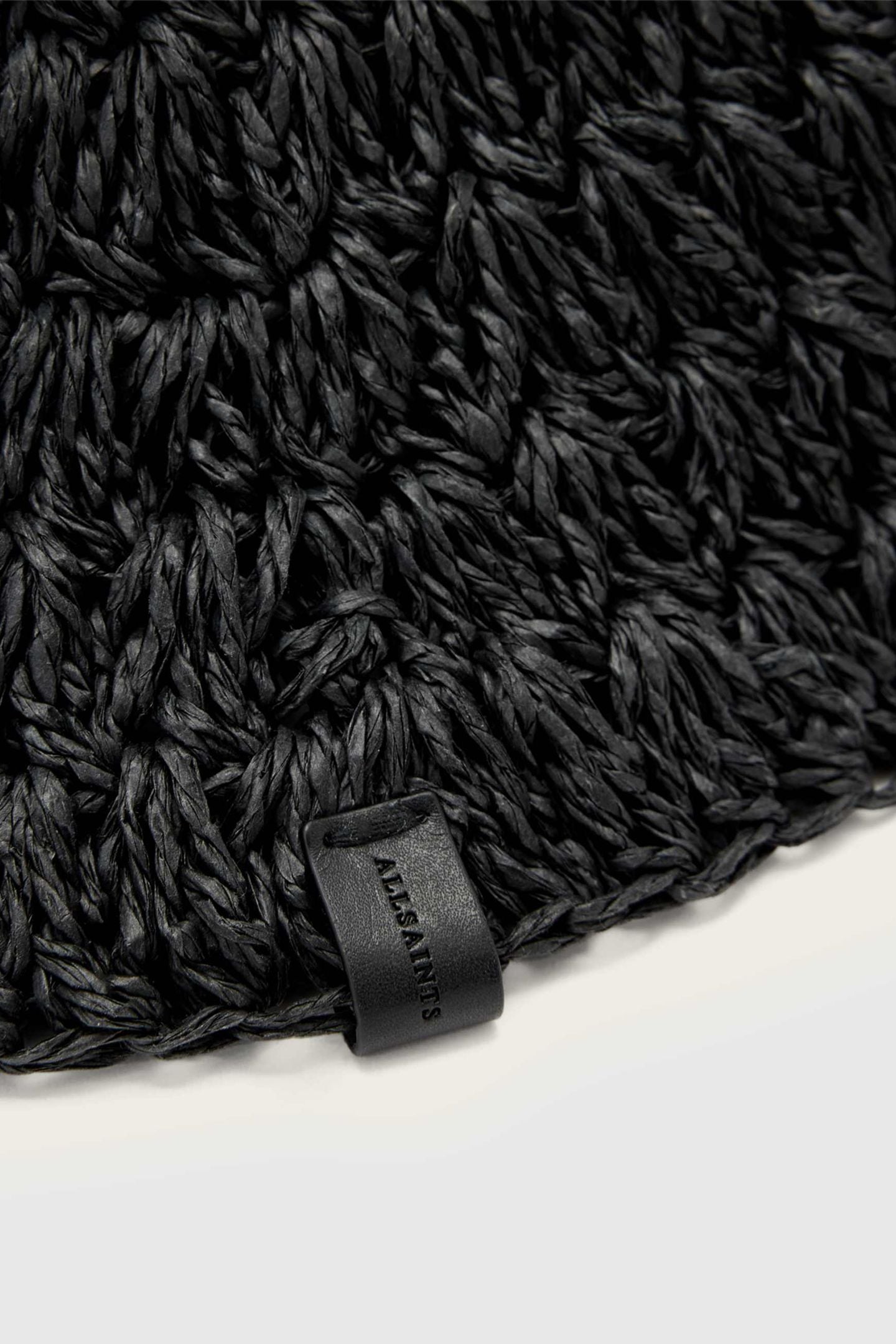 WILLOW STRAW HAT BLACK 6