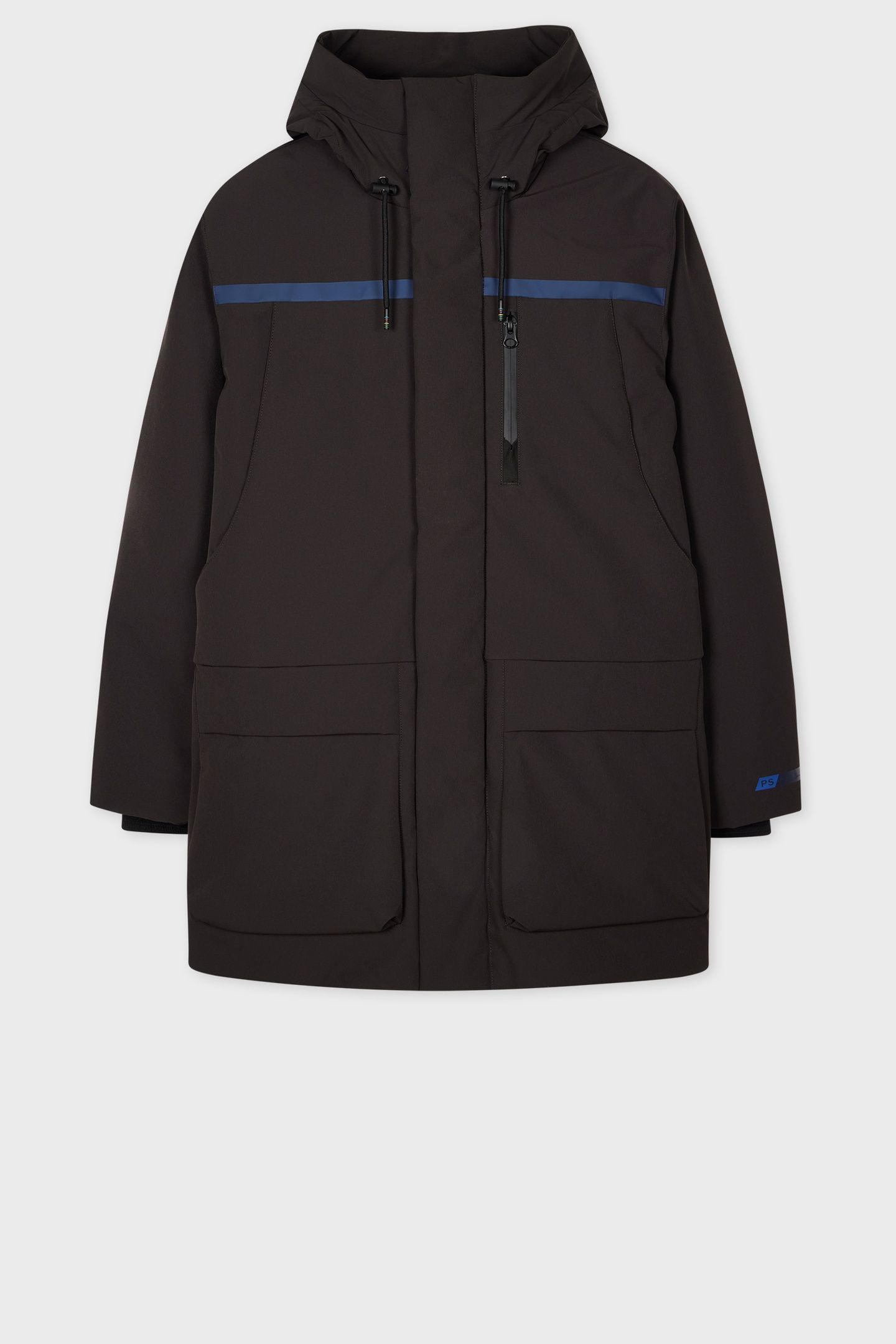 MENS HOODED JACKET BLACK 3