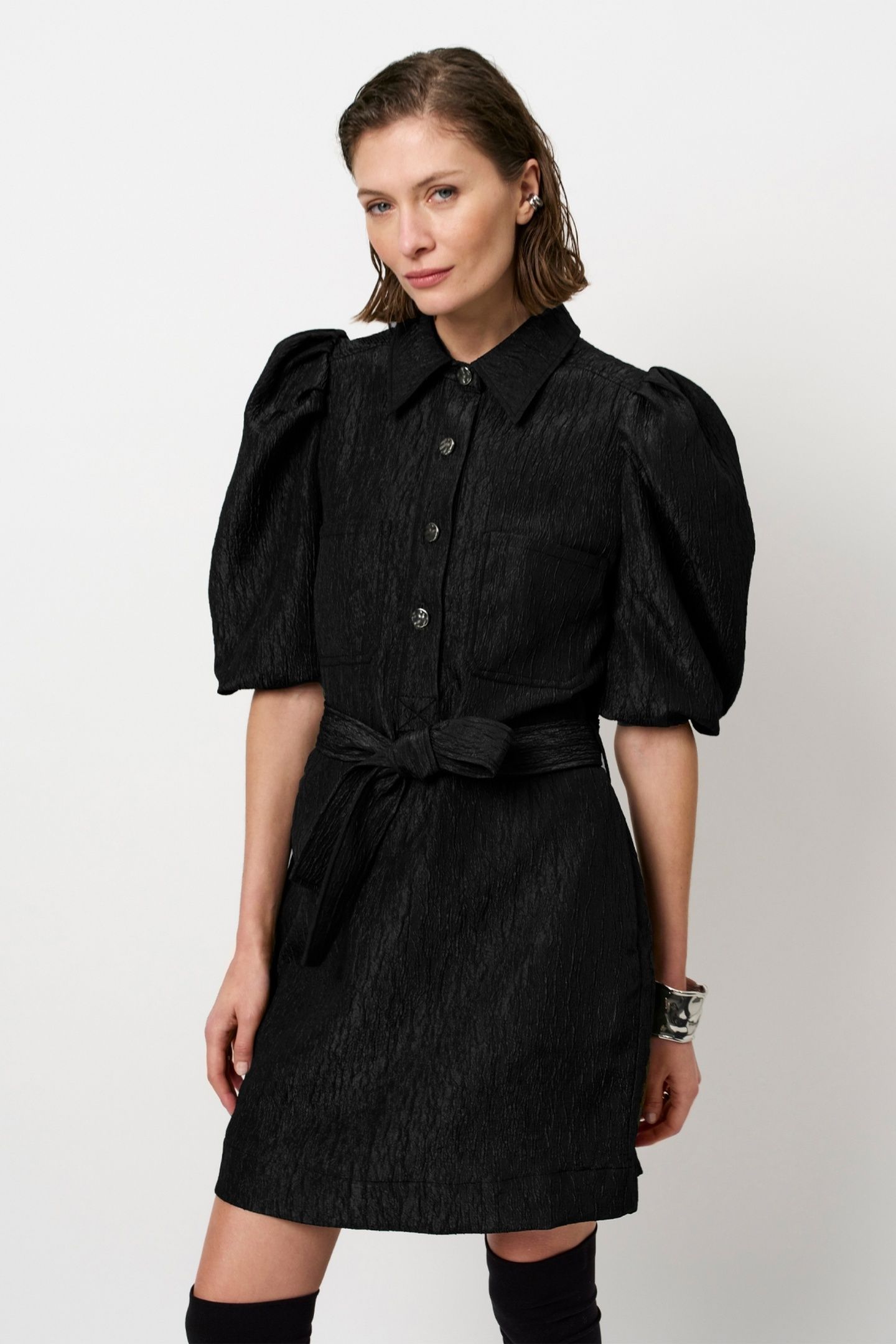 KODA SHIRT DRESS RAVEN 1