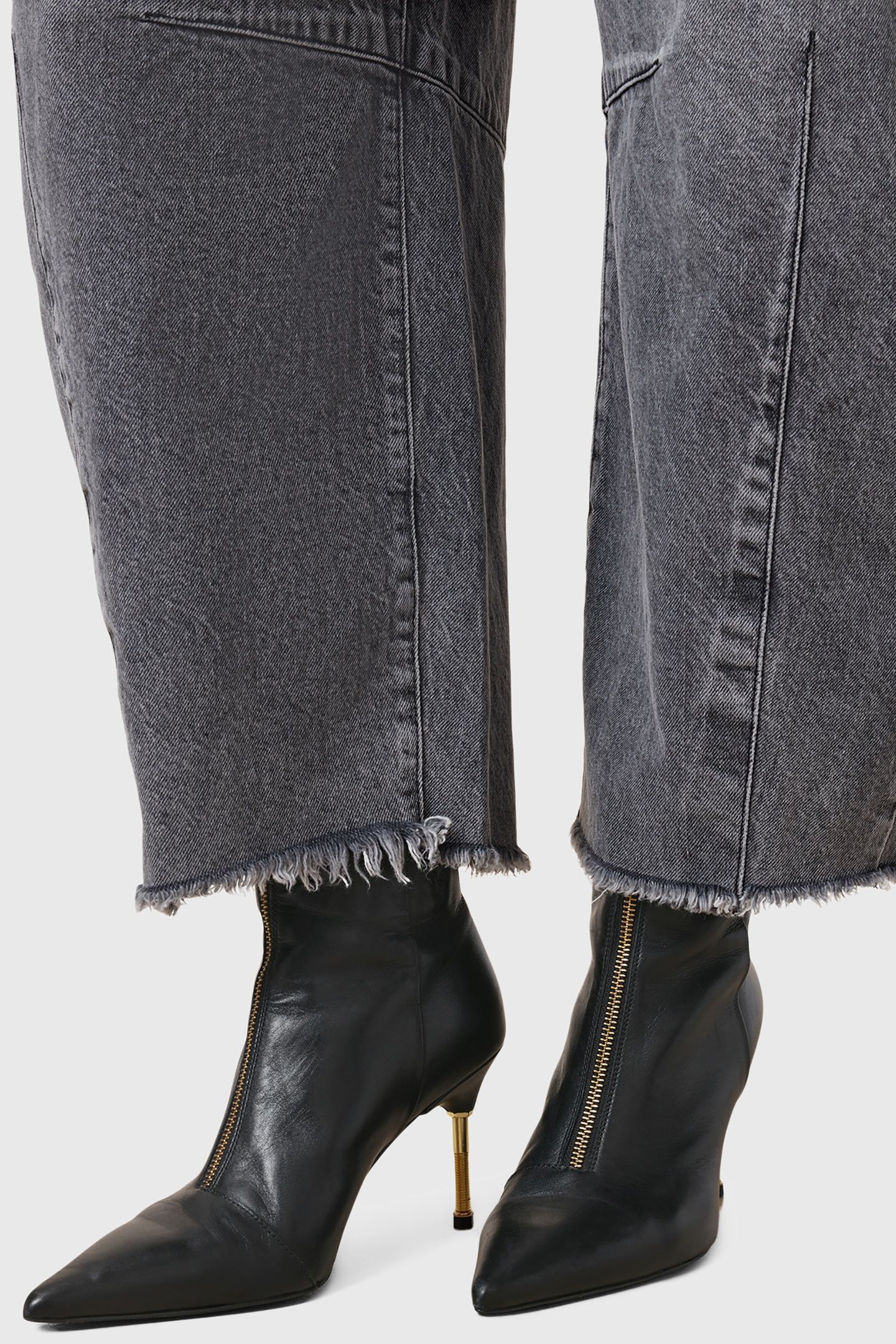 NATASHA BOOT BLACK/WARM BRASS 3