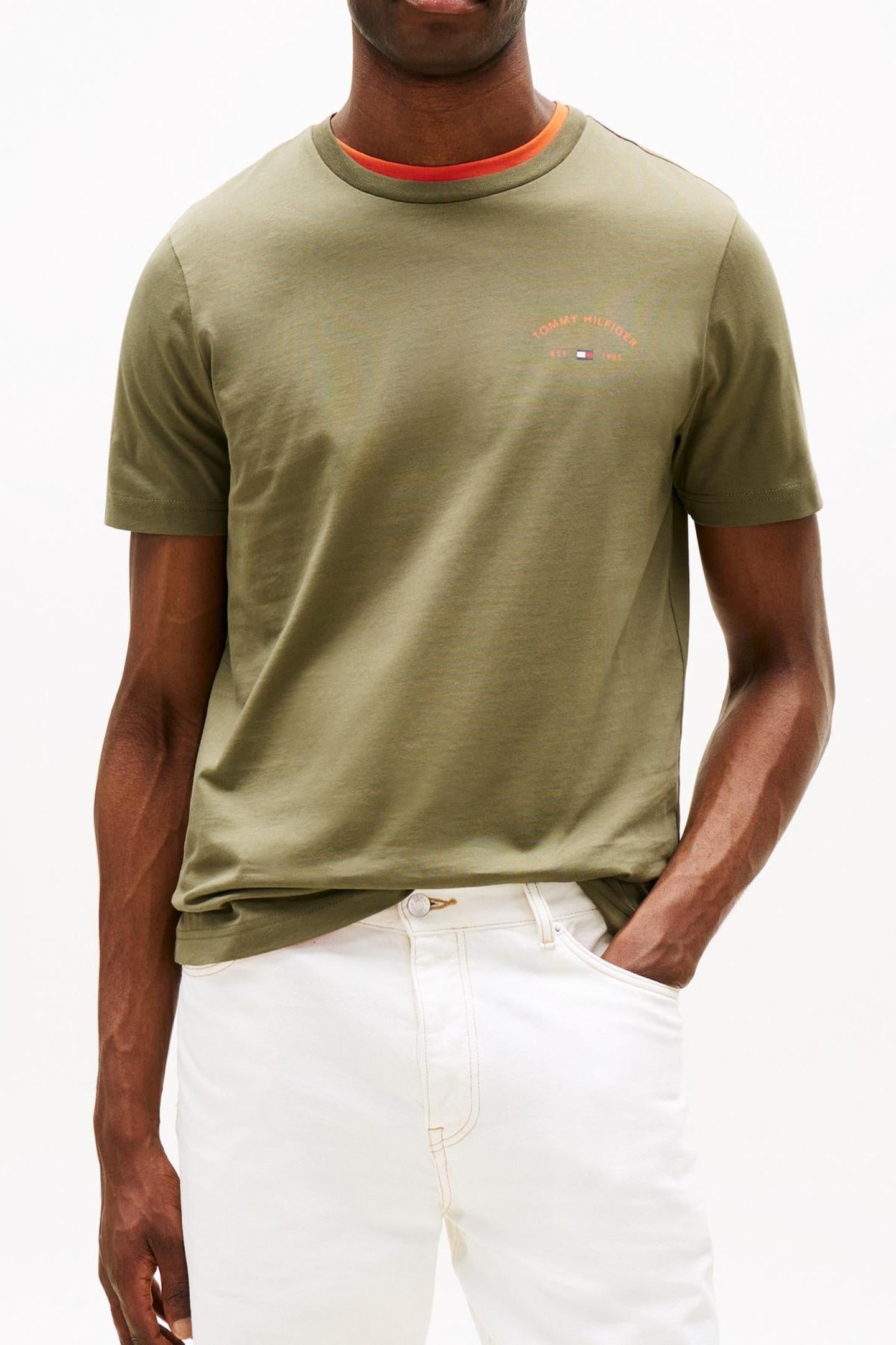 HILFIGER HOTEL TEE BATTLE GREEN 3