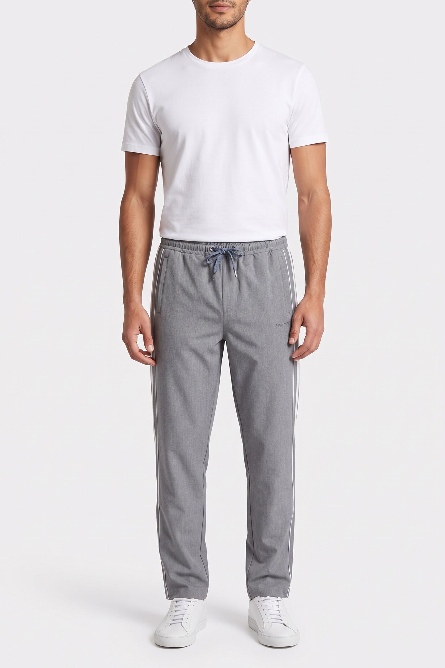 VISIONARY TRACKPANTS GREY/GOLD 1