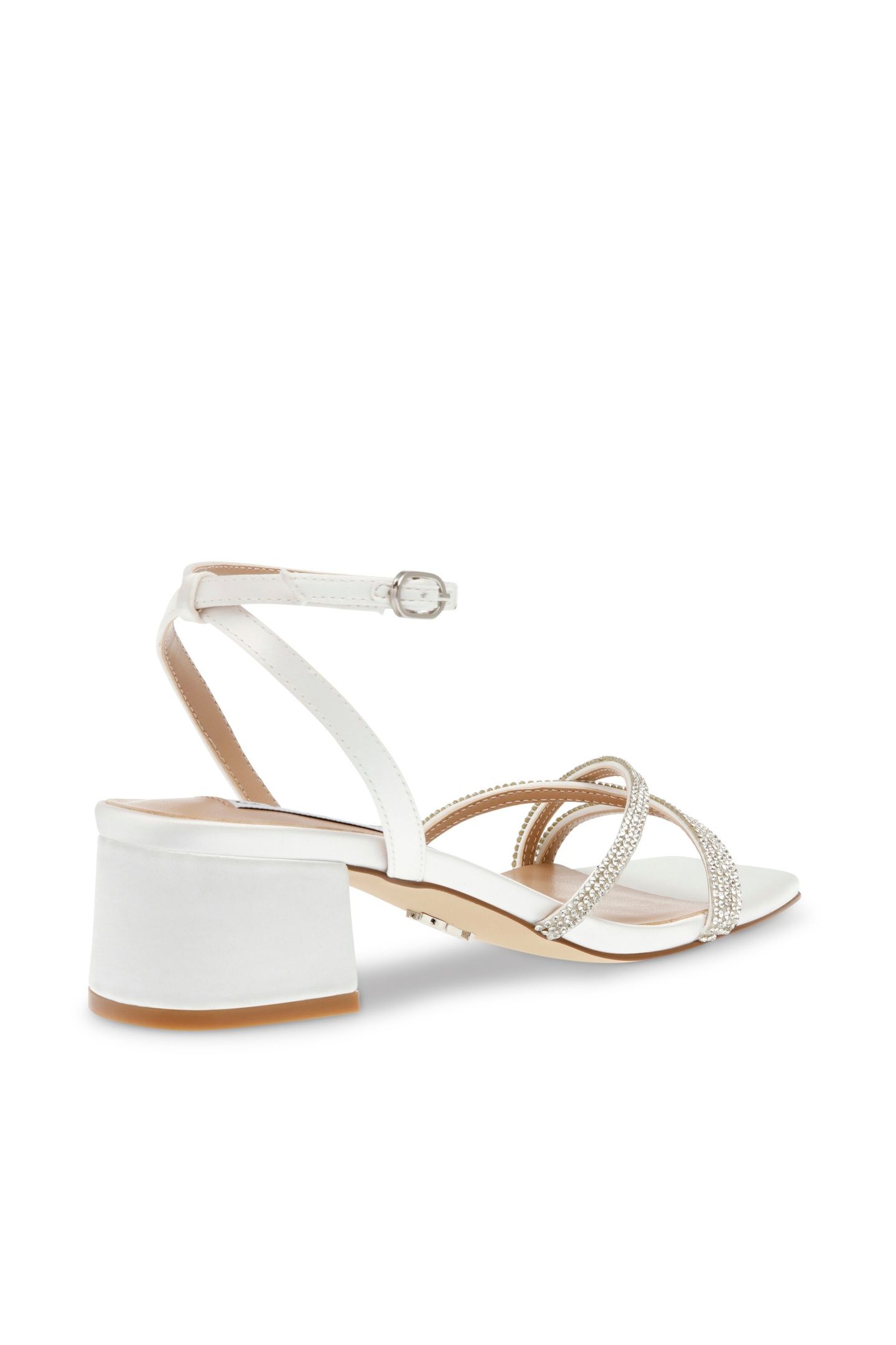 GABBY SANDALS IVORY SATIN 2