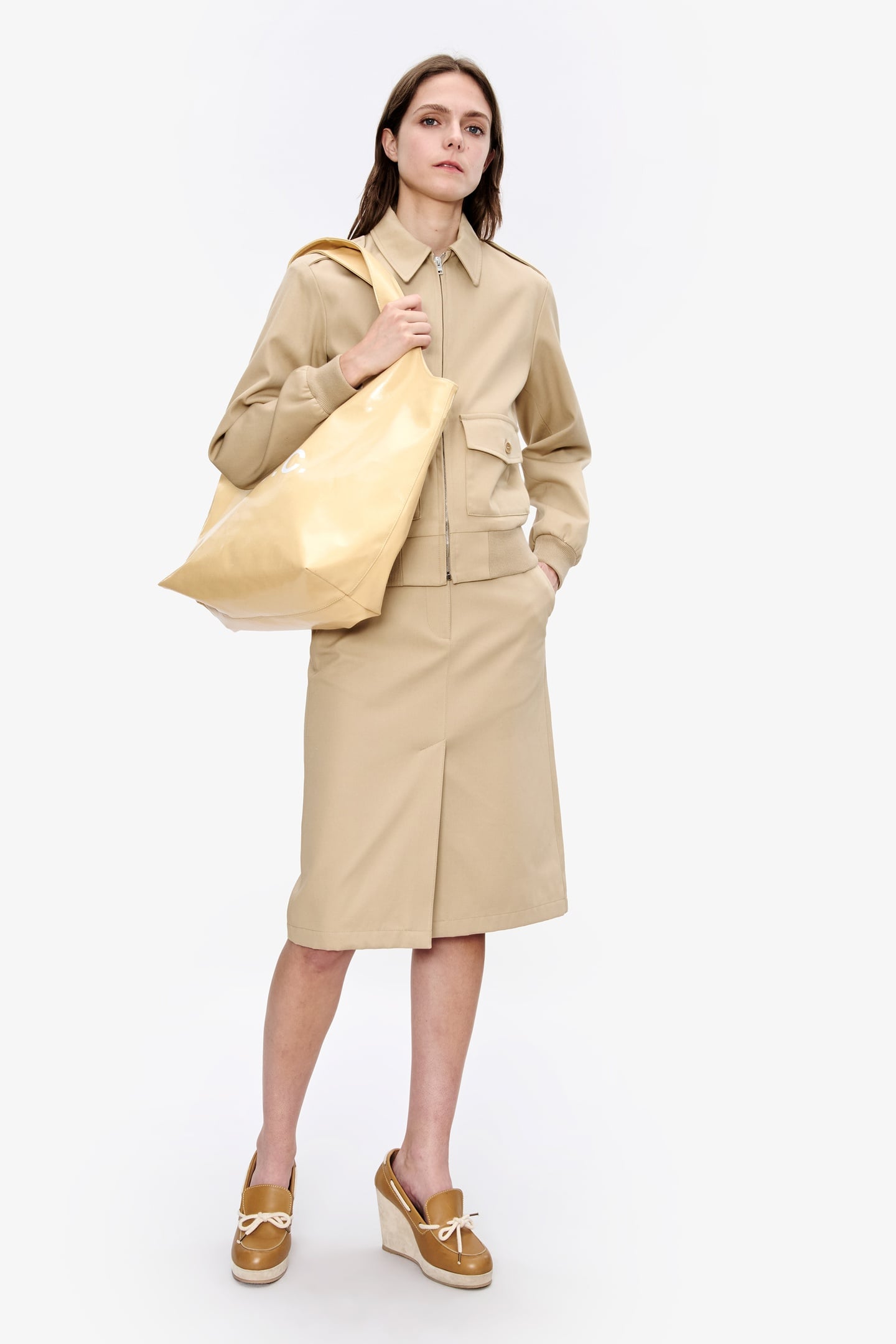 POLICE JACKET BEIGE 1