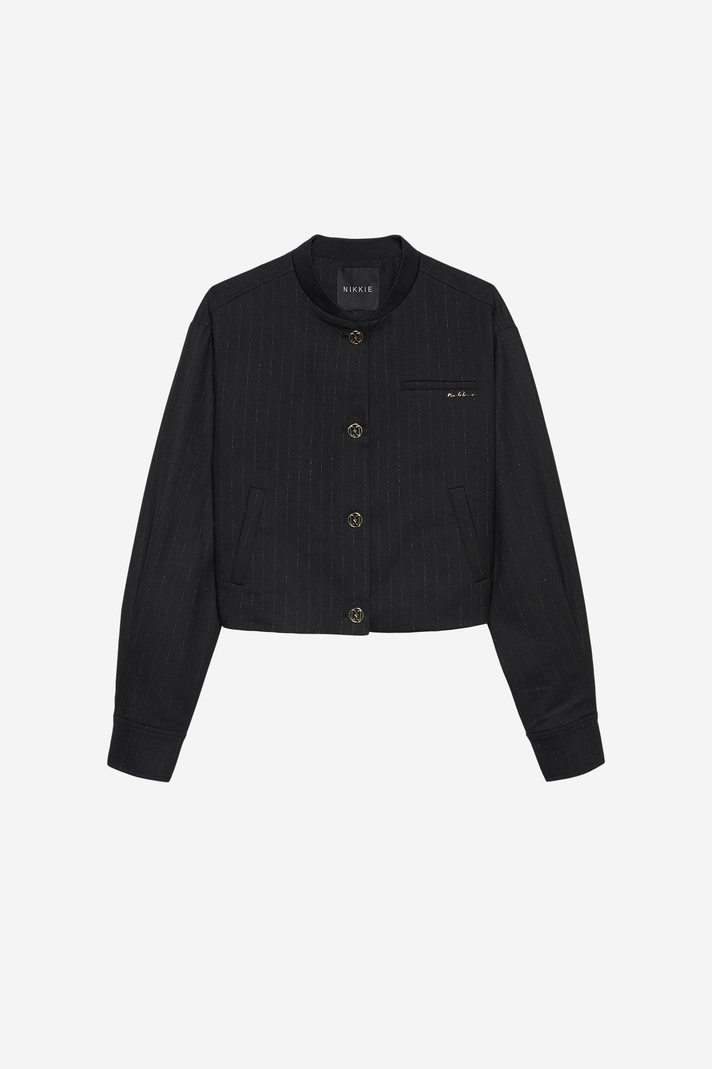ELMIRE JACKET SILVER/BLACK 2