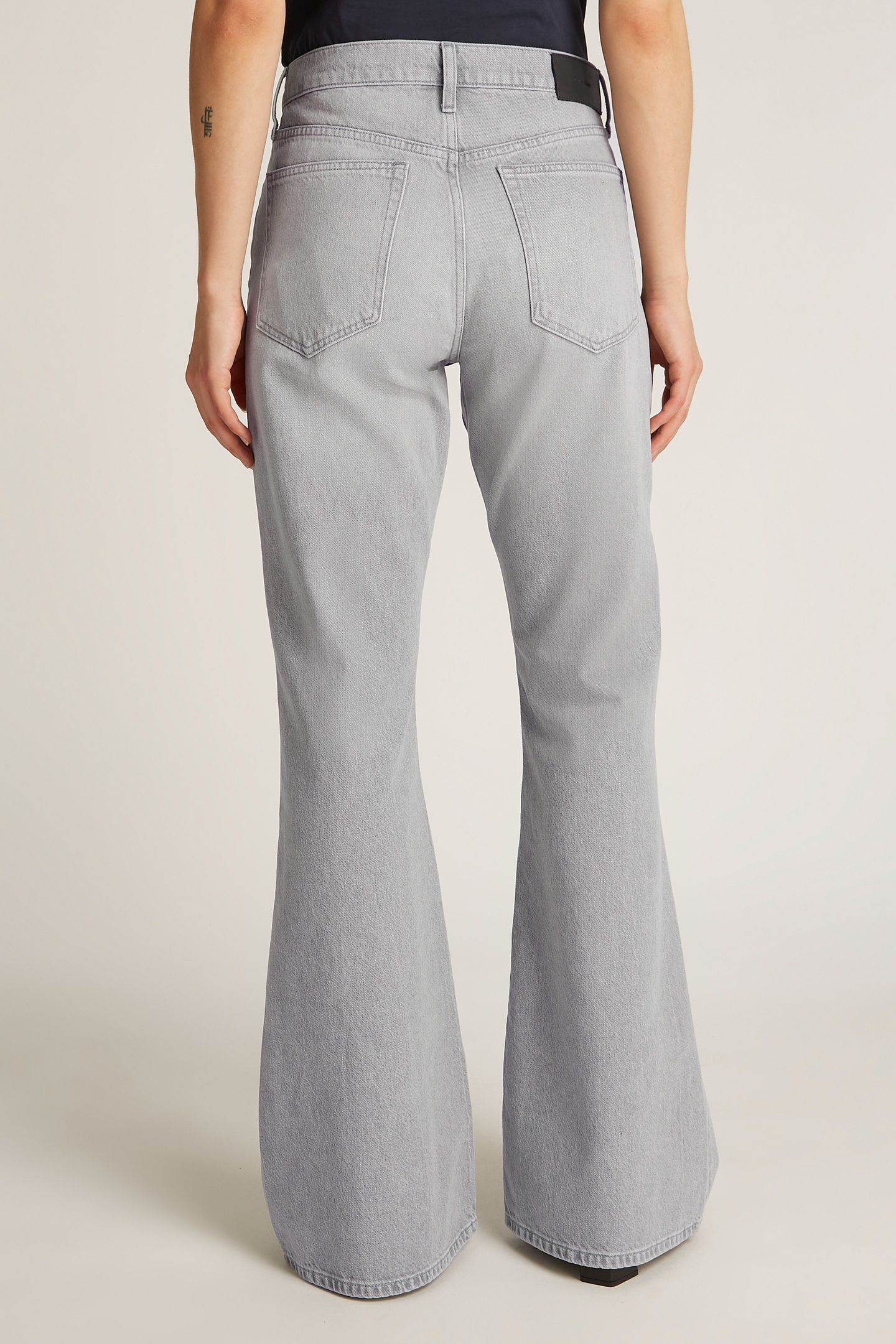 MR RELAXED FLARE DENIM GREY 2
