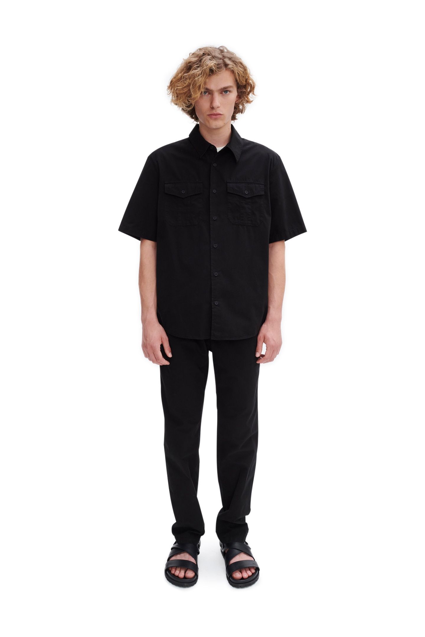 UNISEX SHORT-SLEEVE SHIRT JOEY BLACK 1