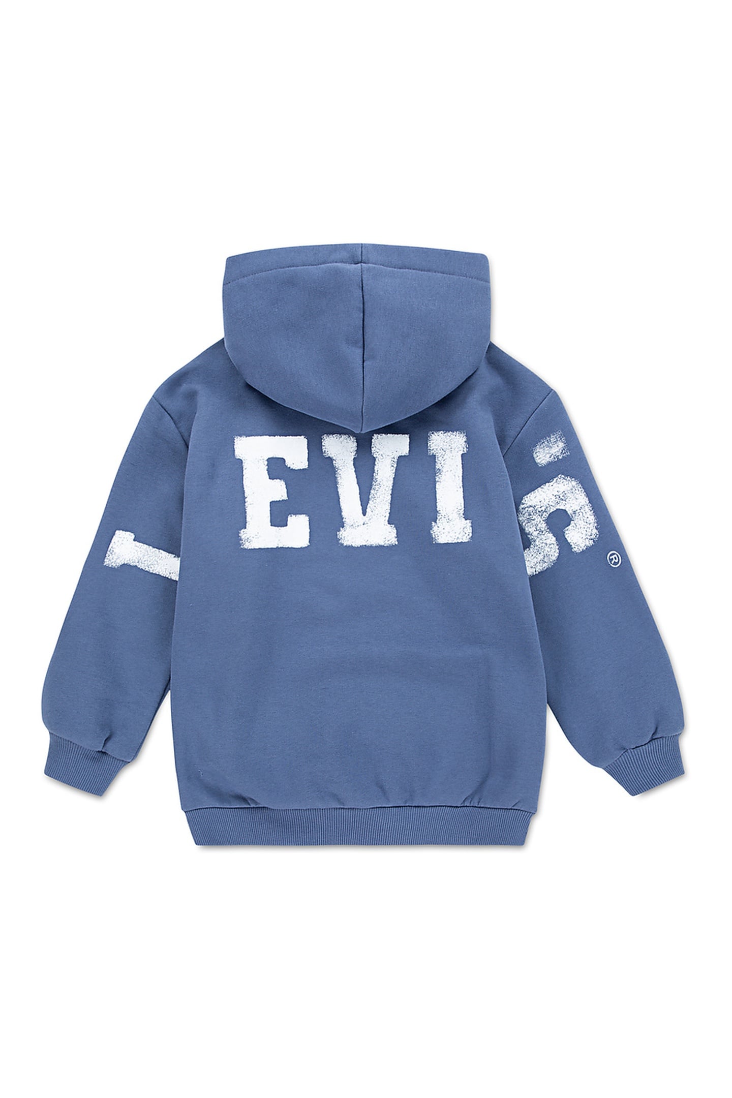 GIRLS LEVIS COLLEGIATE HOODIE VINTAGE INDIGO 2