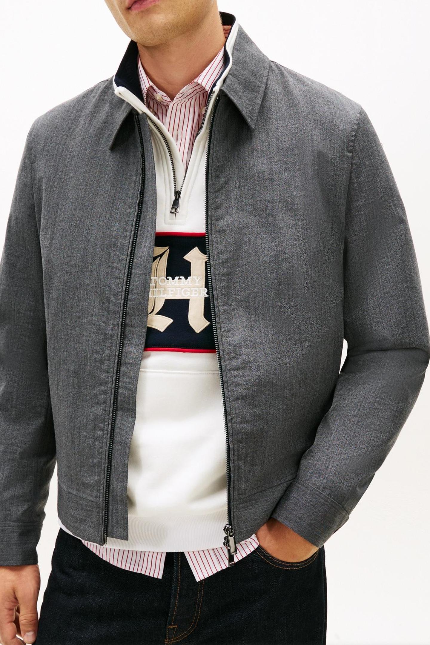 DC COOL WOOL SUITING JACKET CHARCOAL SMOKE 2