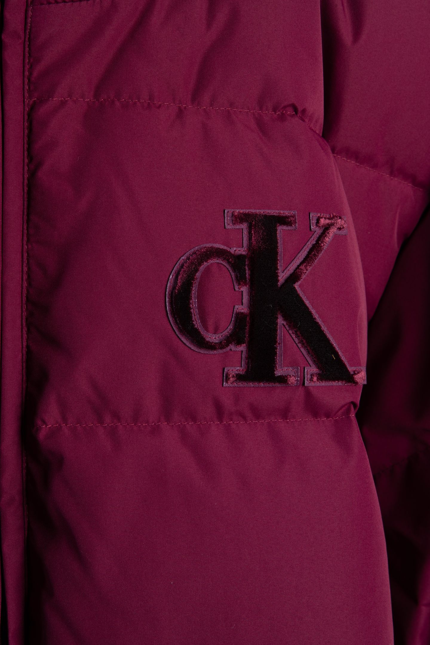 LS CHENILLE STAND COLLAR JACKET BERRY GLAZE 4