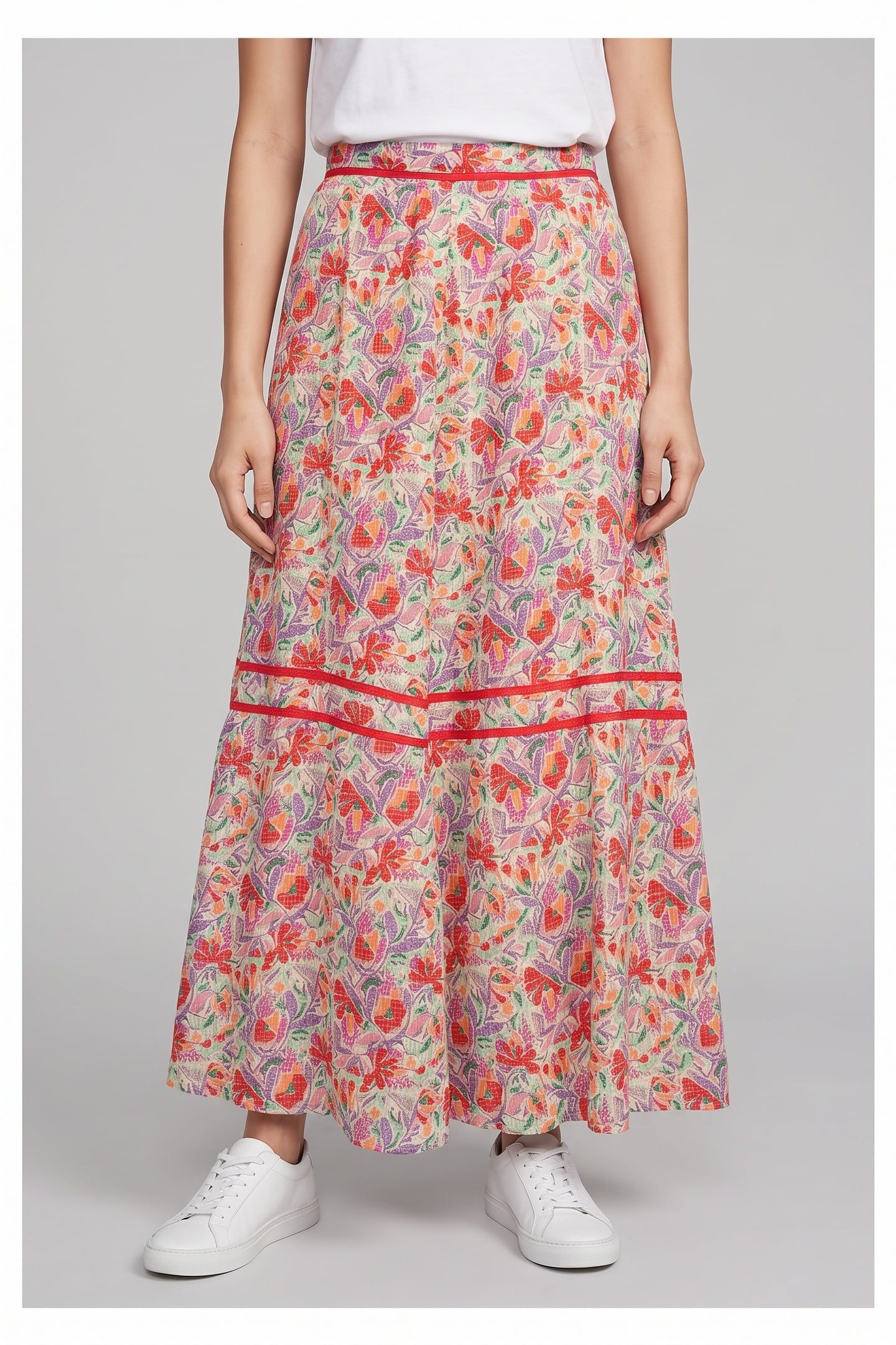 LONG SKIRT ECRU 1