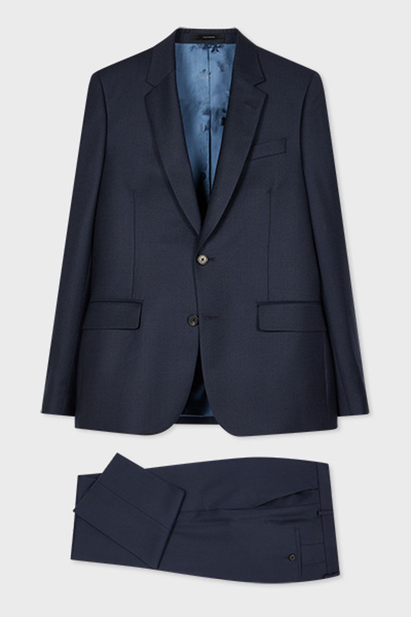 MENS TAILORED FIT 2 BUTTON SUIT VERY DARK NAVY 3
