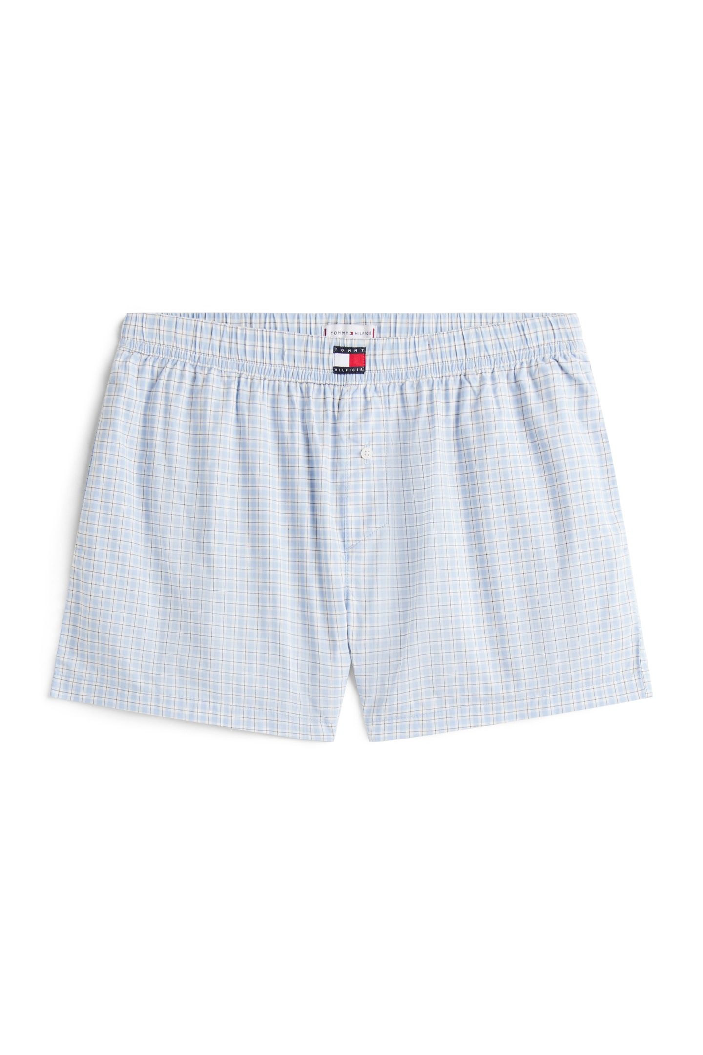 PLAID PRT POPLIN SHORT MINI PLAID CLOUDY BLUE 5
