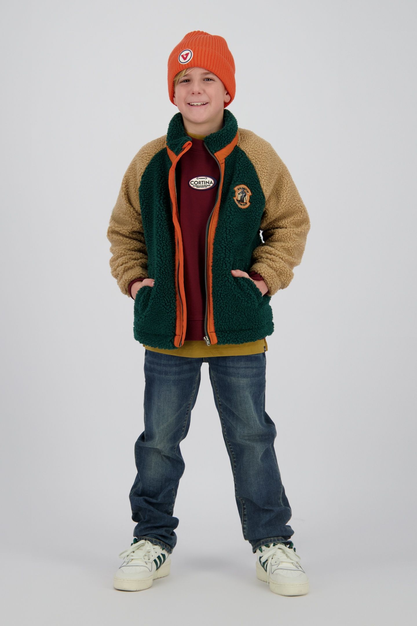 BOYS TONY JACKET OUTDOOR DARK JUNGLE GREEN 1