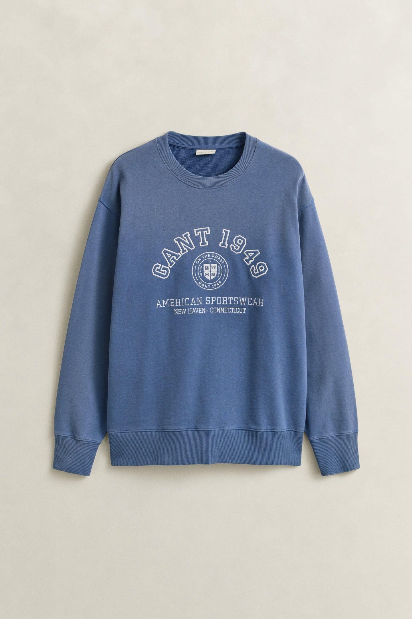SPRAY GRAPHIC C-NECK VINTAGE BLUE 4