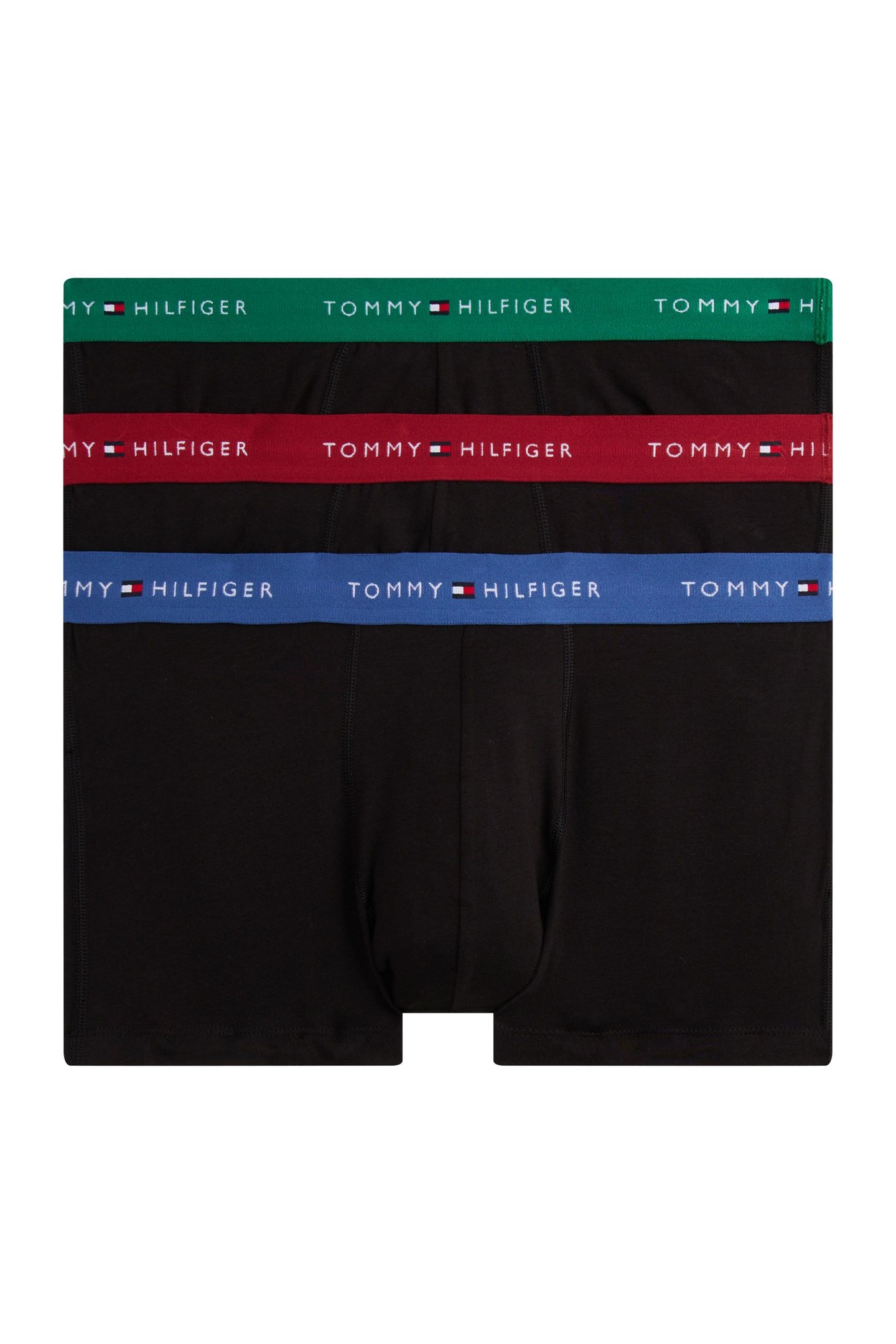 3-PACK WAISTBAND TRUNK REG RED/BLU AWRD/NOUV GREEN 1