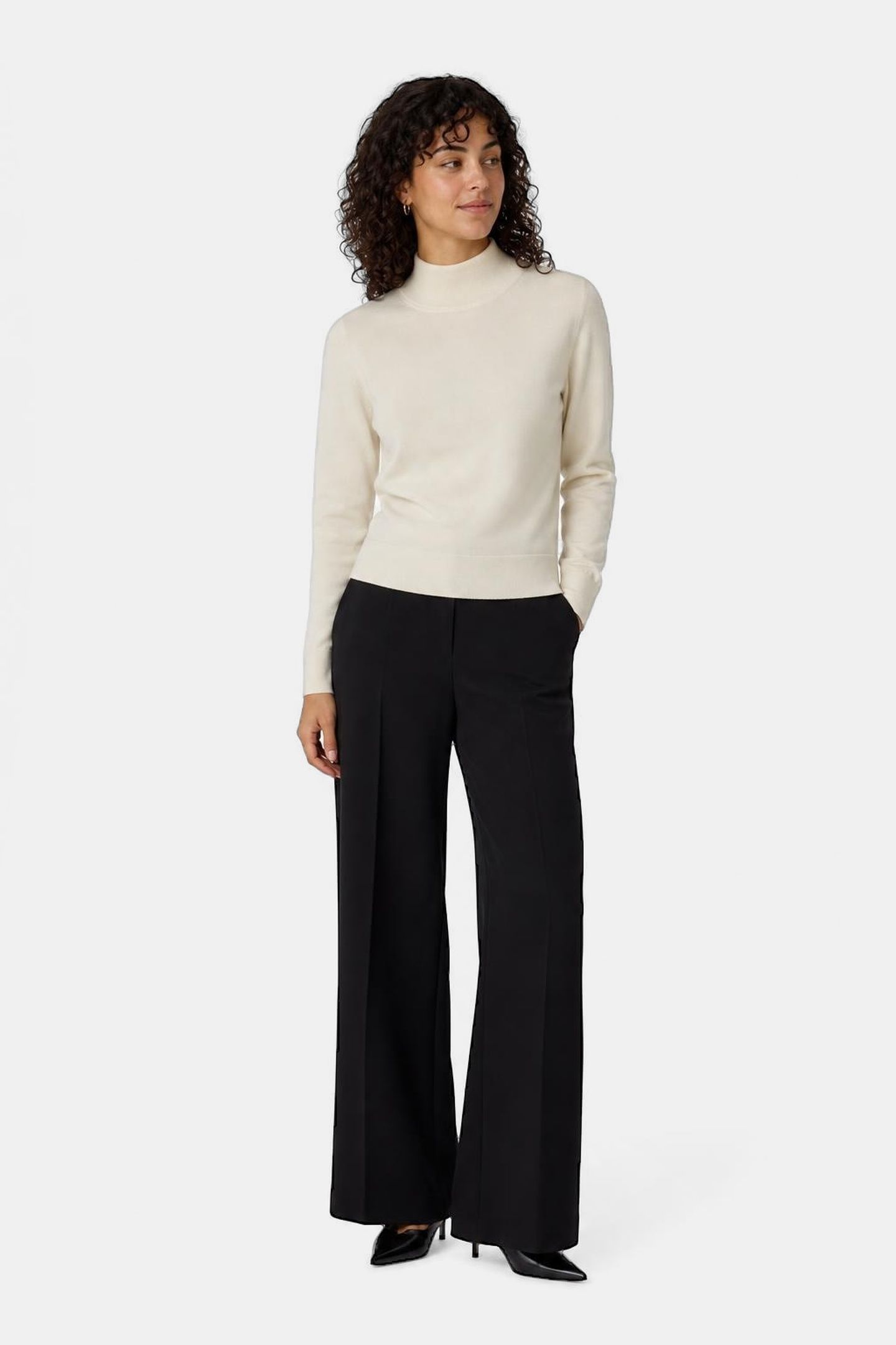 ROLL NECK SWEATER OFF WHITE 2
