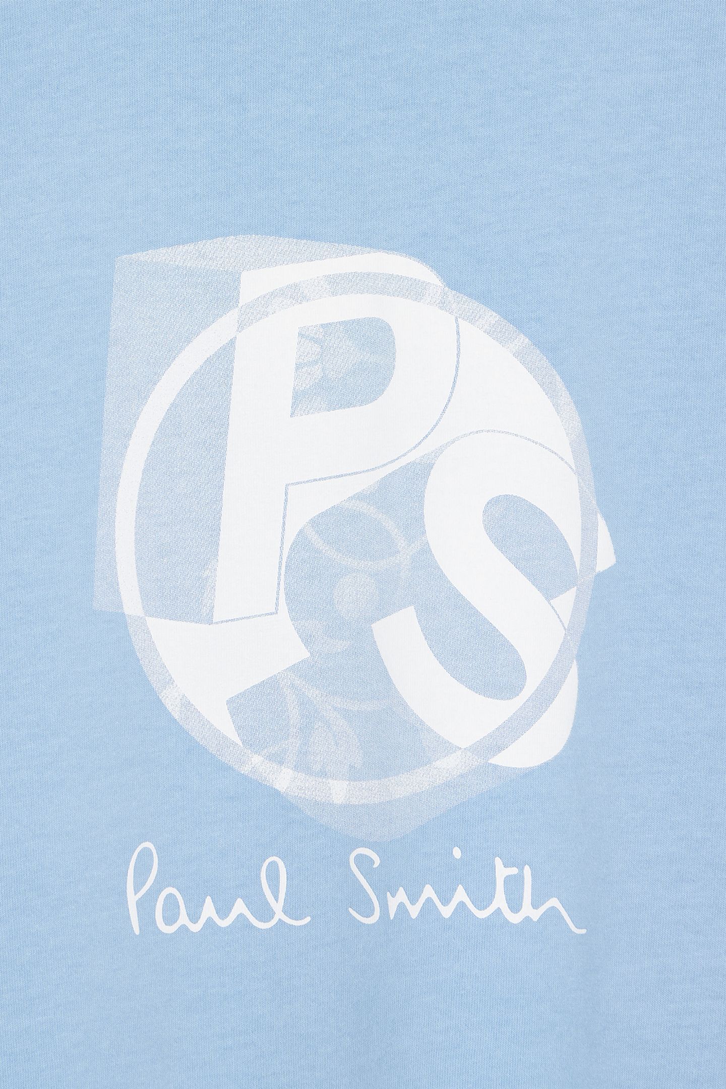 MENS TSHIRT PS LOGO LIGHT BLUE 6