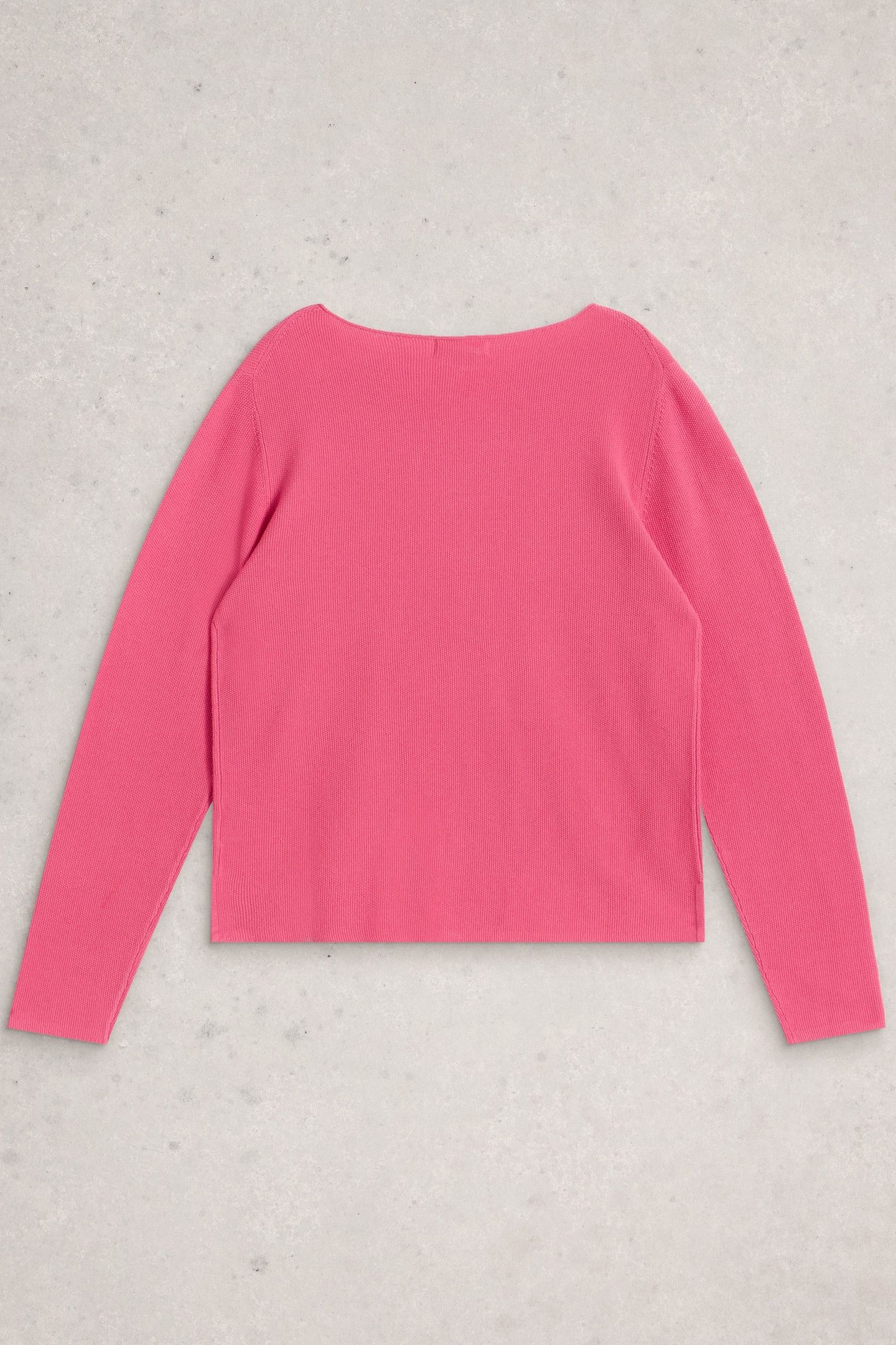 SANDY STITCH JUMPER BRIGHT PINK 2