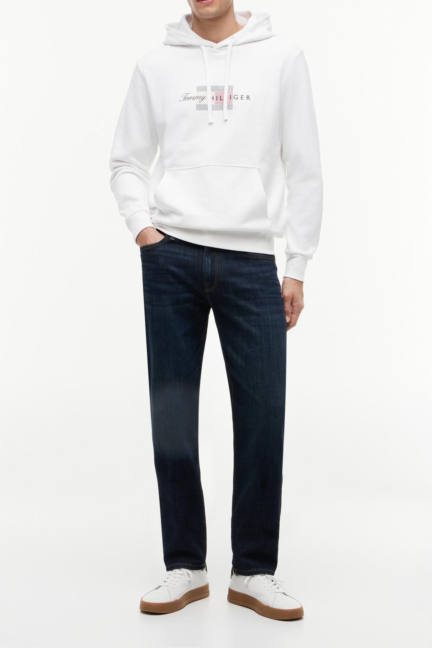 SCRIPT FLAG HOODIE WHITE 4